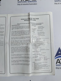 STAMFORD AS440 AUTOMATIC VOLTAGE REGULATOR