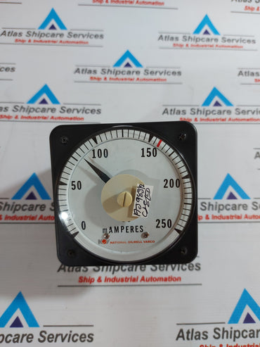 STANDARD ELECTRIC WORKS LS-110DC AMMETER DC MOVING COIL RANGE 1mA (40 DIV)