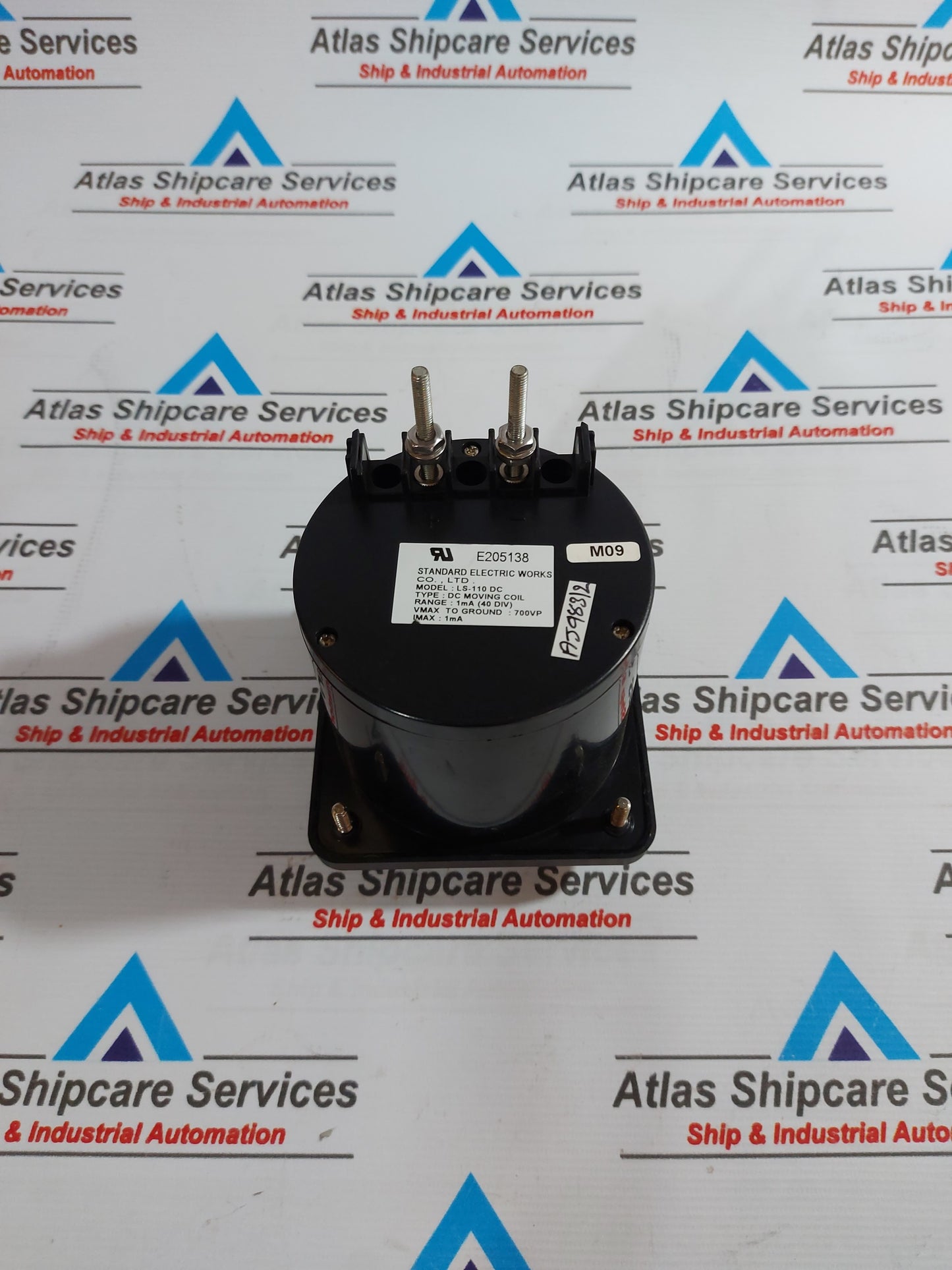 STANDARD ELECTRIC WORKS LS-110DC AMMETER DC MOVING COIL RANGE 1mA (40 DIV)