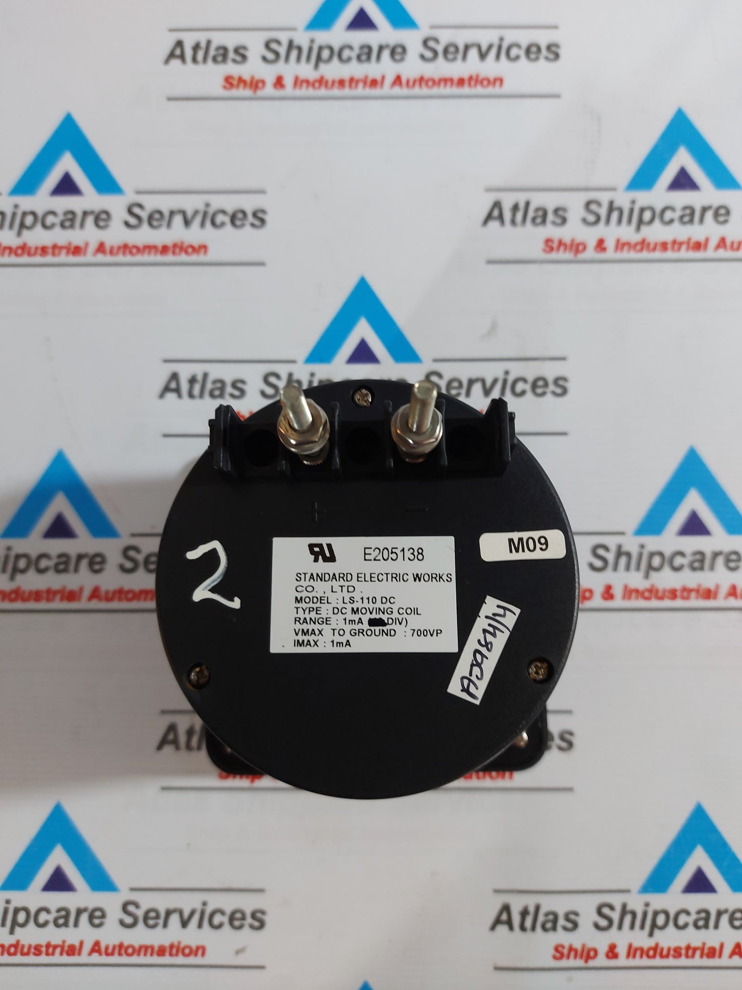 STANDARD ELECTRIC WORKS LS-110DC AMMETER DC MOVING COIL
