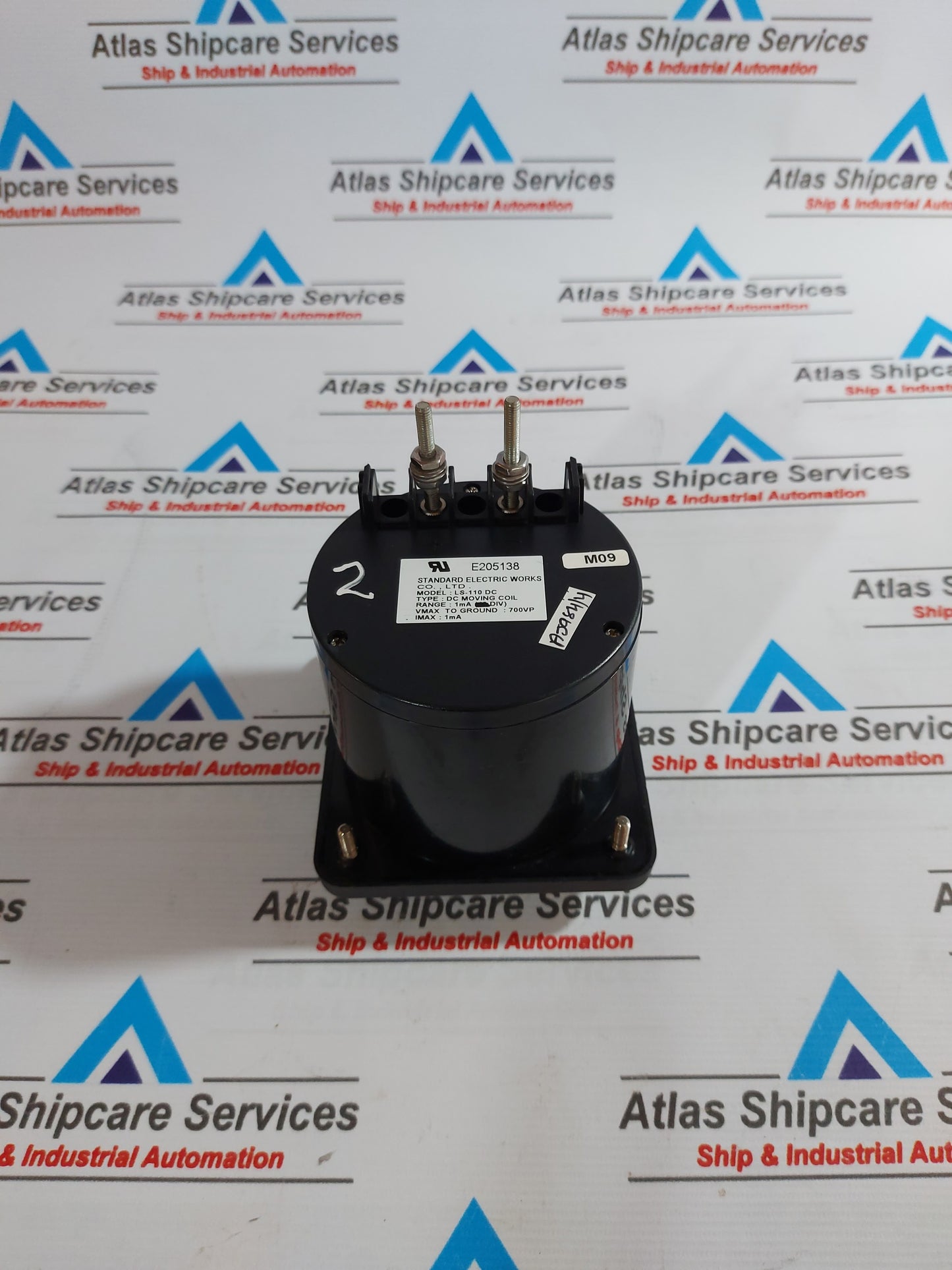 STANDARD ELECTRIC WORKS LS-110DC AMMETER DC MOVING COIL