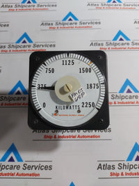 STANDARD ELECTRIC WORKS LS-110 DC KILOWATTS METER 0-2250W