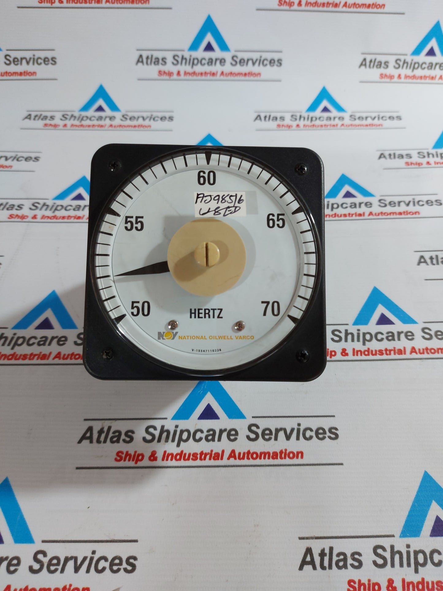 STANDARD ELECTRIC WORKS LS-110HZ FREQUENCY METER 50-70Hz