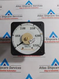 STANDARD ELECTRIC WORKS SL-110 150V AC VOLTMETER 0-5250V AC