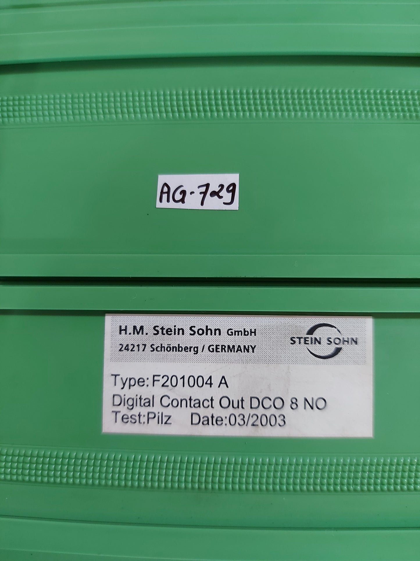 STEIN SOHN F201004 A DIGITAL CONTACT OUT DCO 8 NO AG729