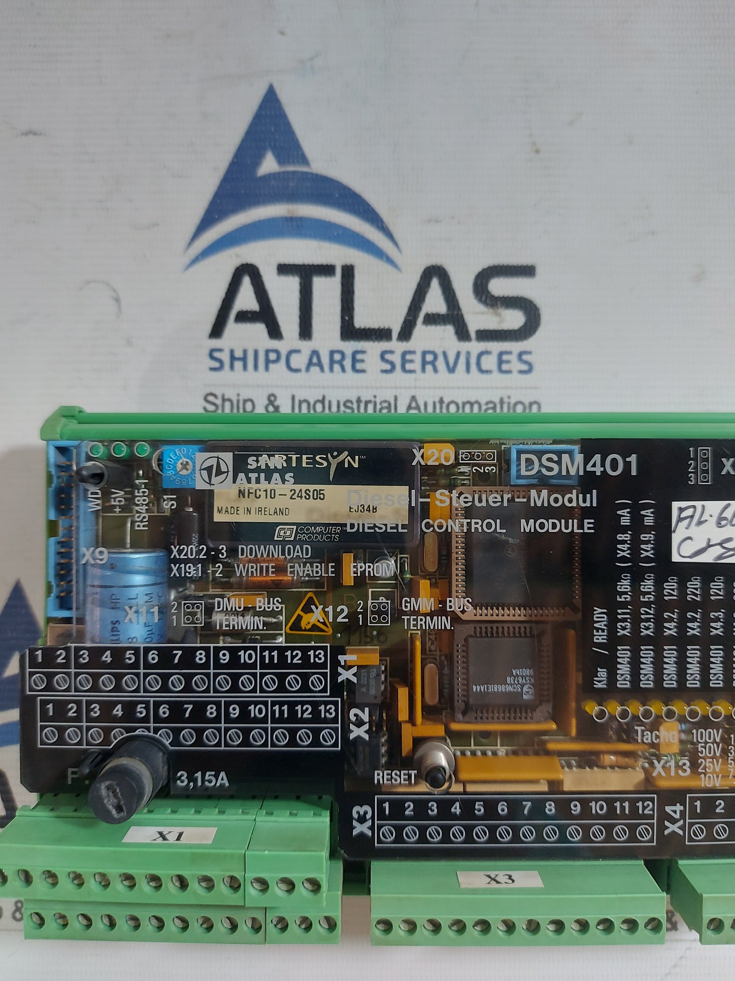 STN ATLAS DSM401 DIESEL CONTROL MODULE 271.130 437/F