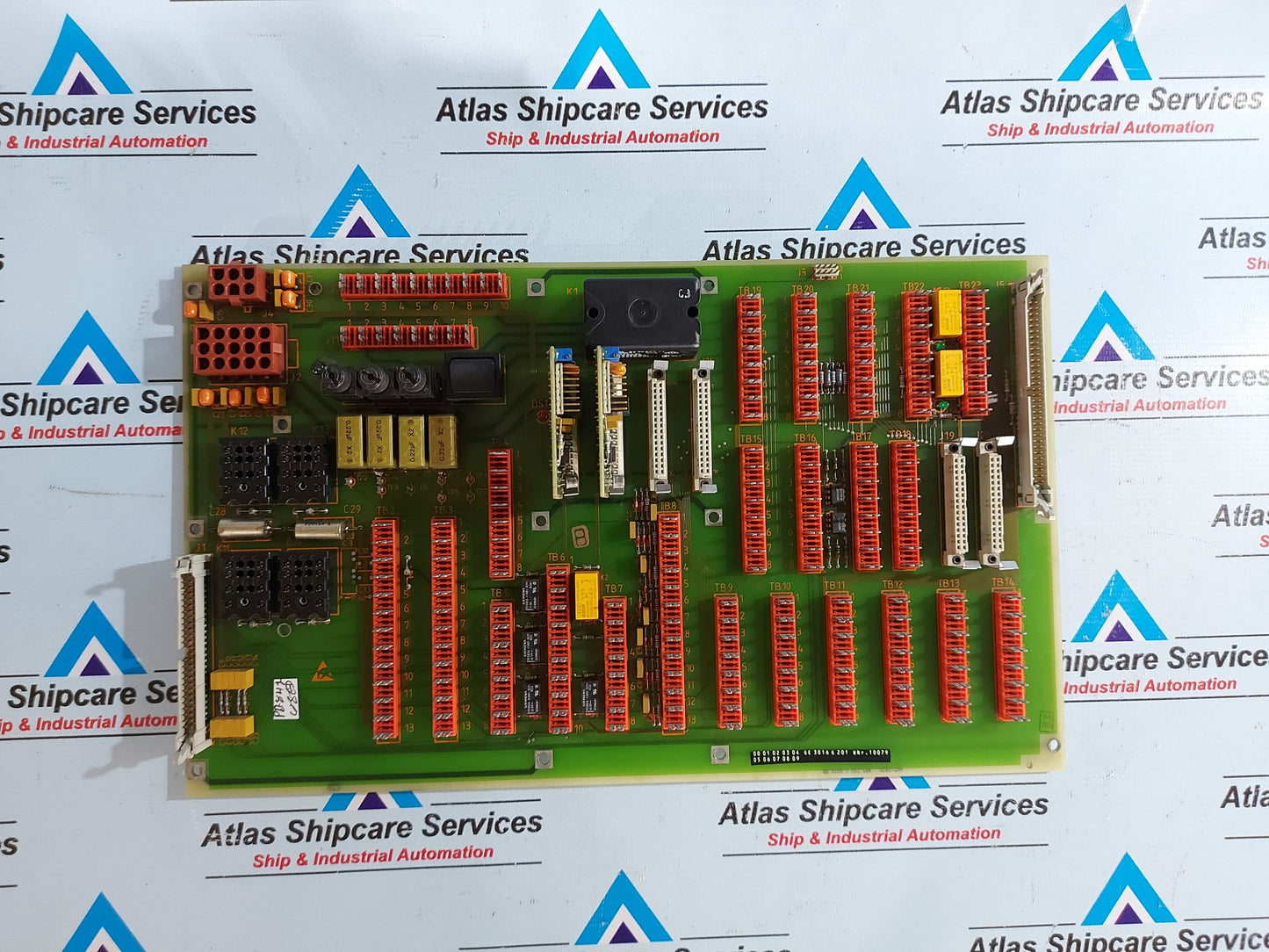 STN ATLAS ELEKTRONIK GE 3016 G 201 DS07-ICA PCB CIRCUIT BOARD