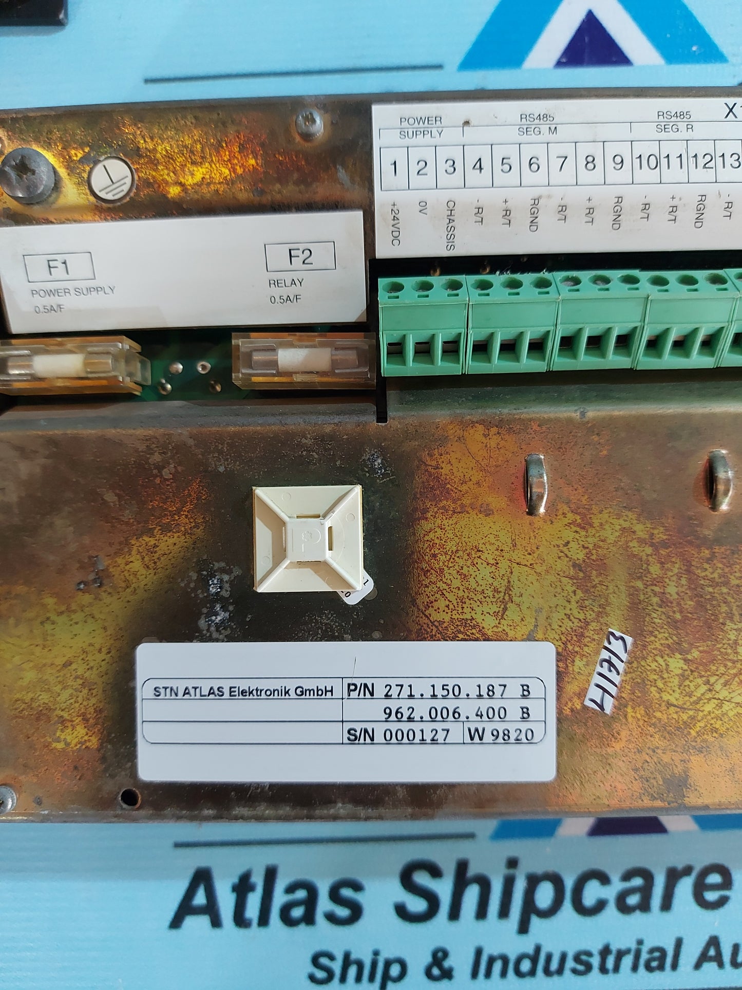 STN ATLAS GEAMAR MCS 40M MONITORING AND CONTROL SYSTEM P/N 271.150.187/B