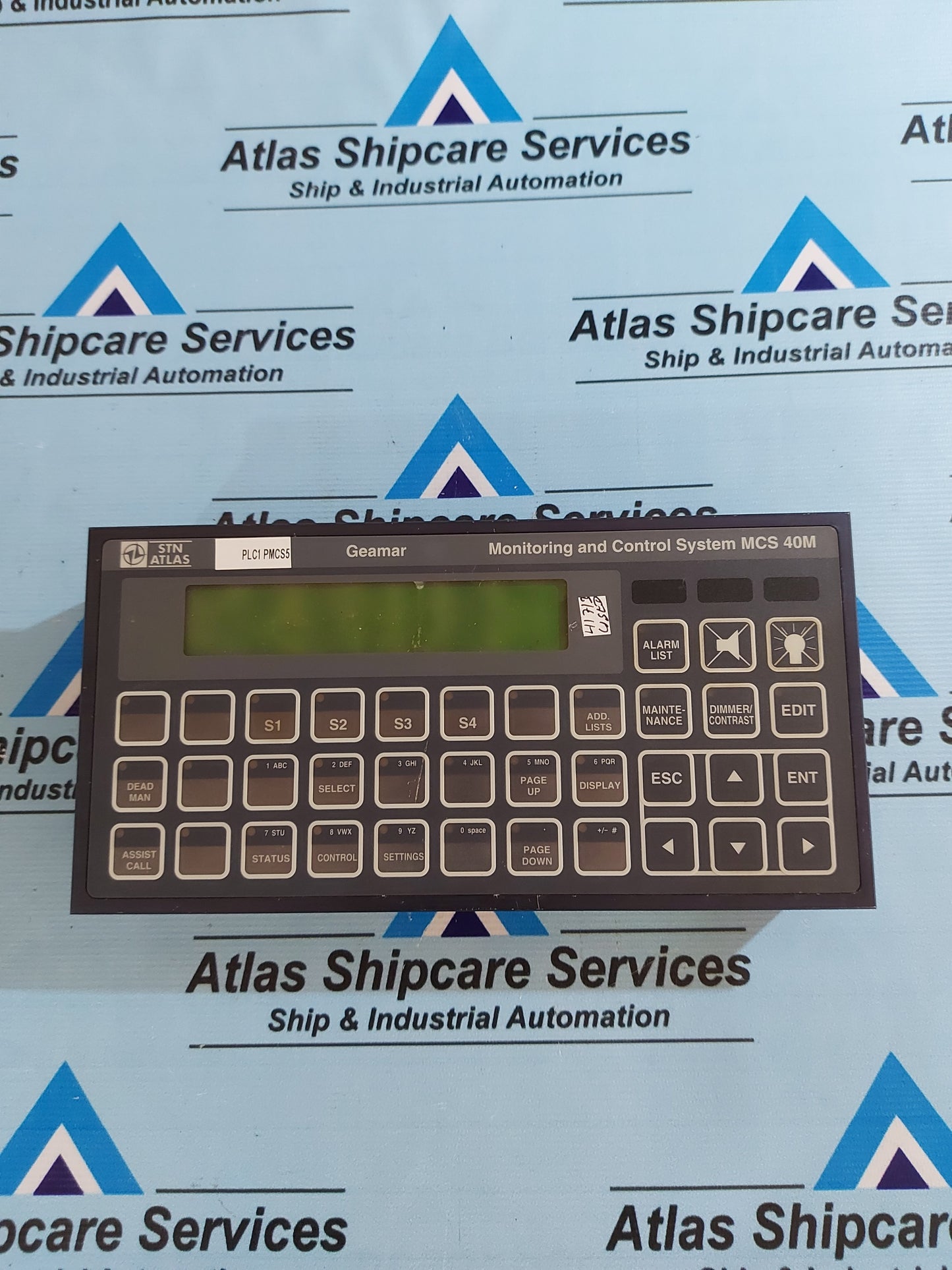 STN ATLAS GEAMAR MCS 40M MONITORING AND CONTROL SYSTEM P/N 271.150.187/B