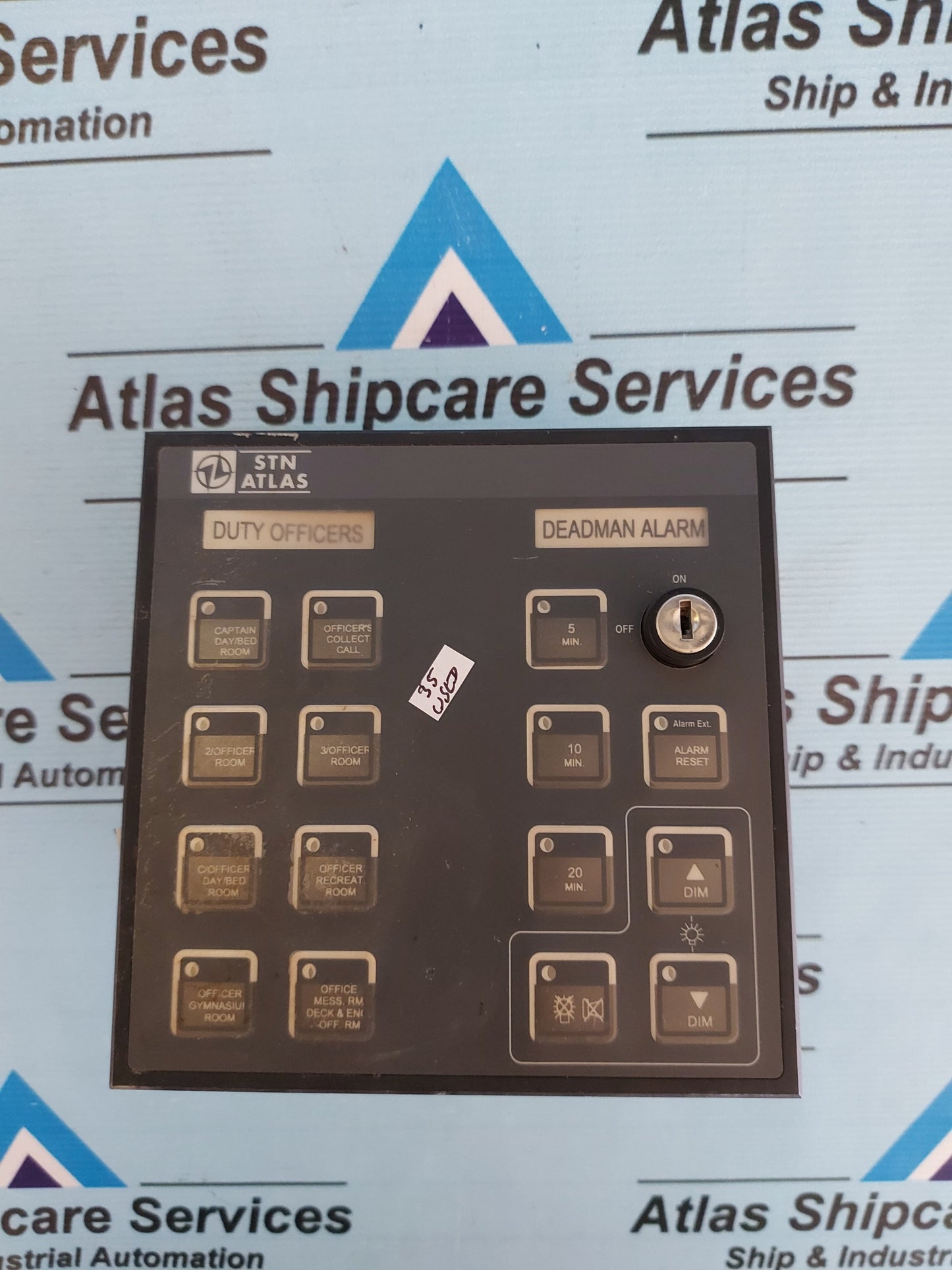 STN ATLAS WAP 401 P/N 271.193 672.D ALARM PANEL