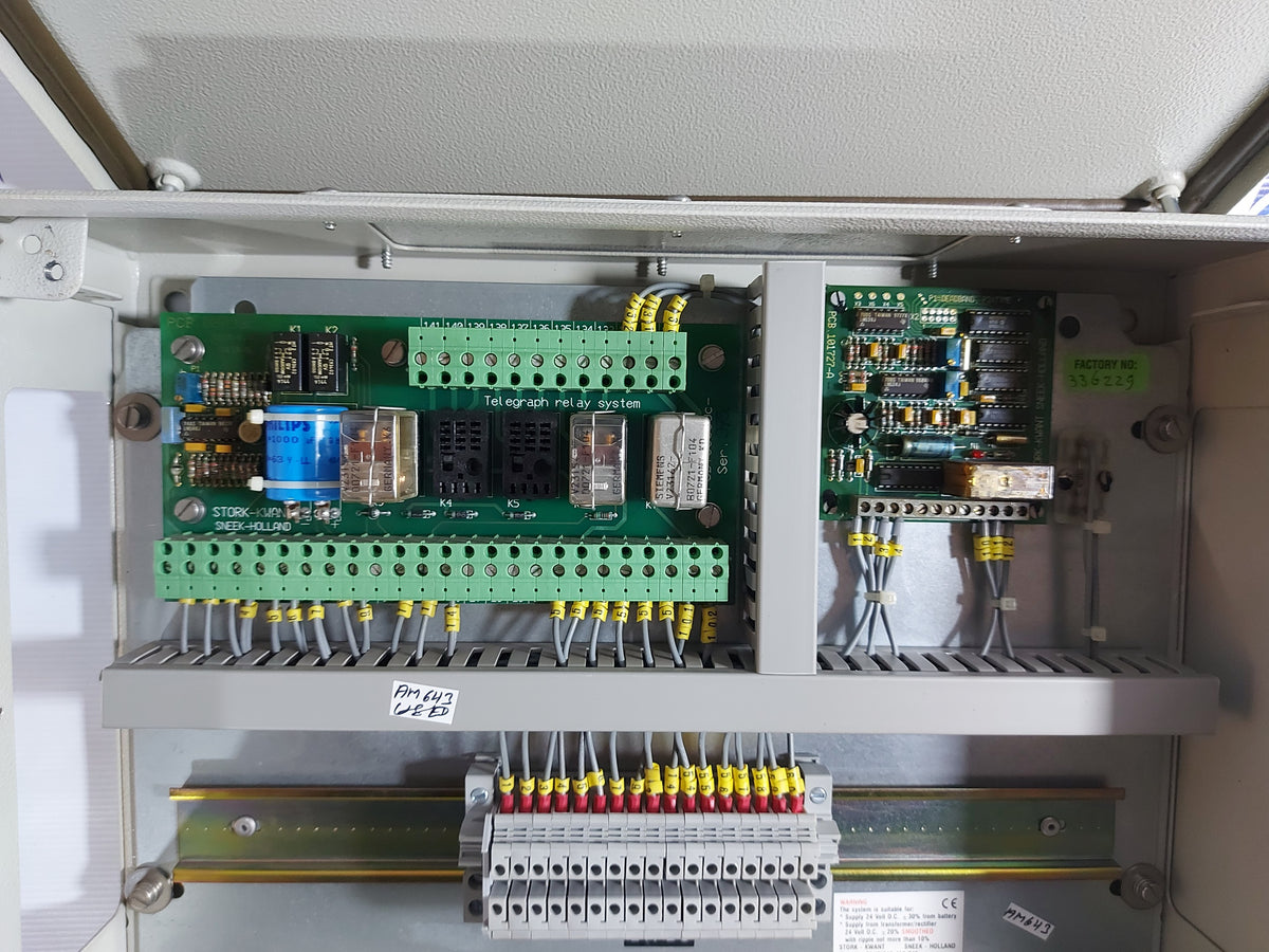 STORK-KWANT TELEGRAPH SYSTEM CONTROL PANEL