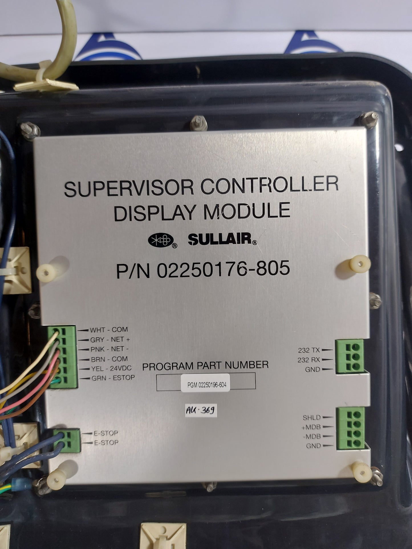 SULLAIR SUPERVISOR CONTROLLER DISPAY MODULE P/N 02250176-805