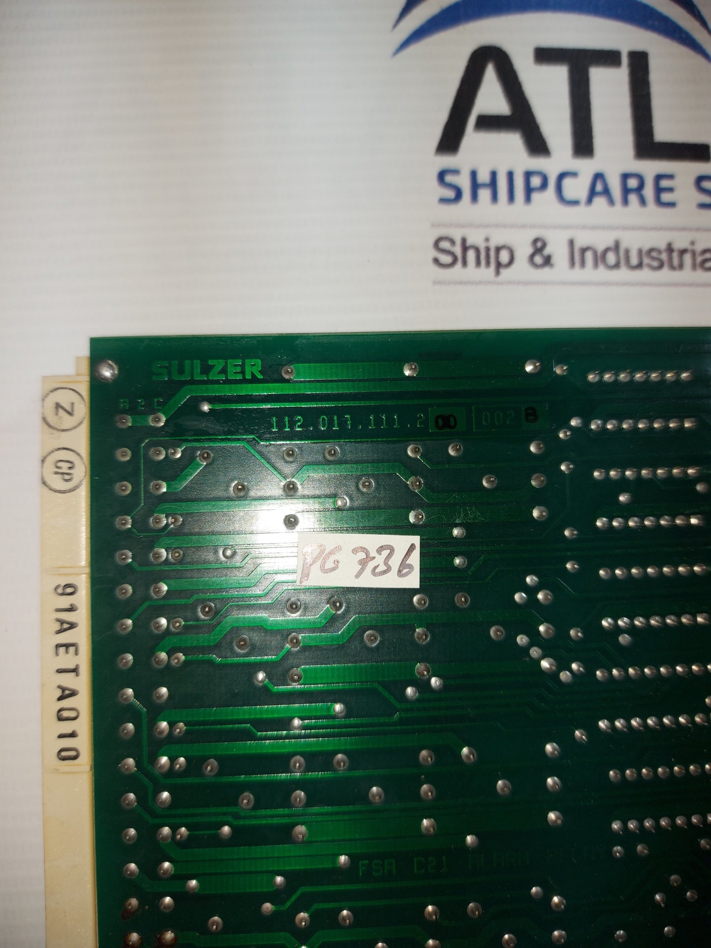 SULZER 112.017.111.200 002B FSA C21 ALARM RELAY&nbsp;