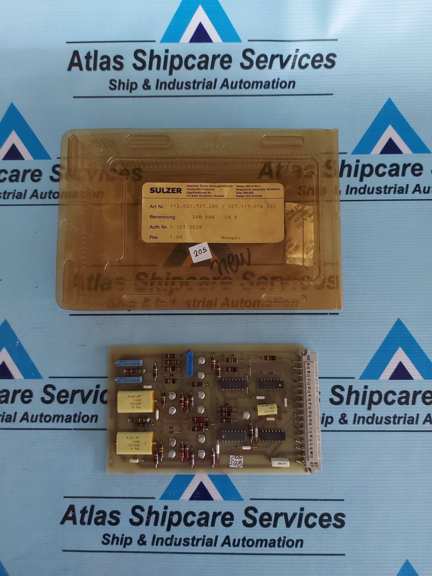 SULZER FSA-C4 S PCB CIRCUIT