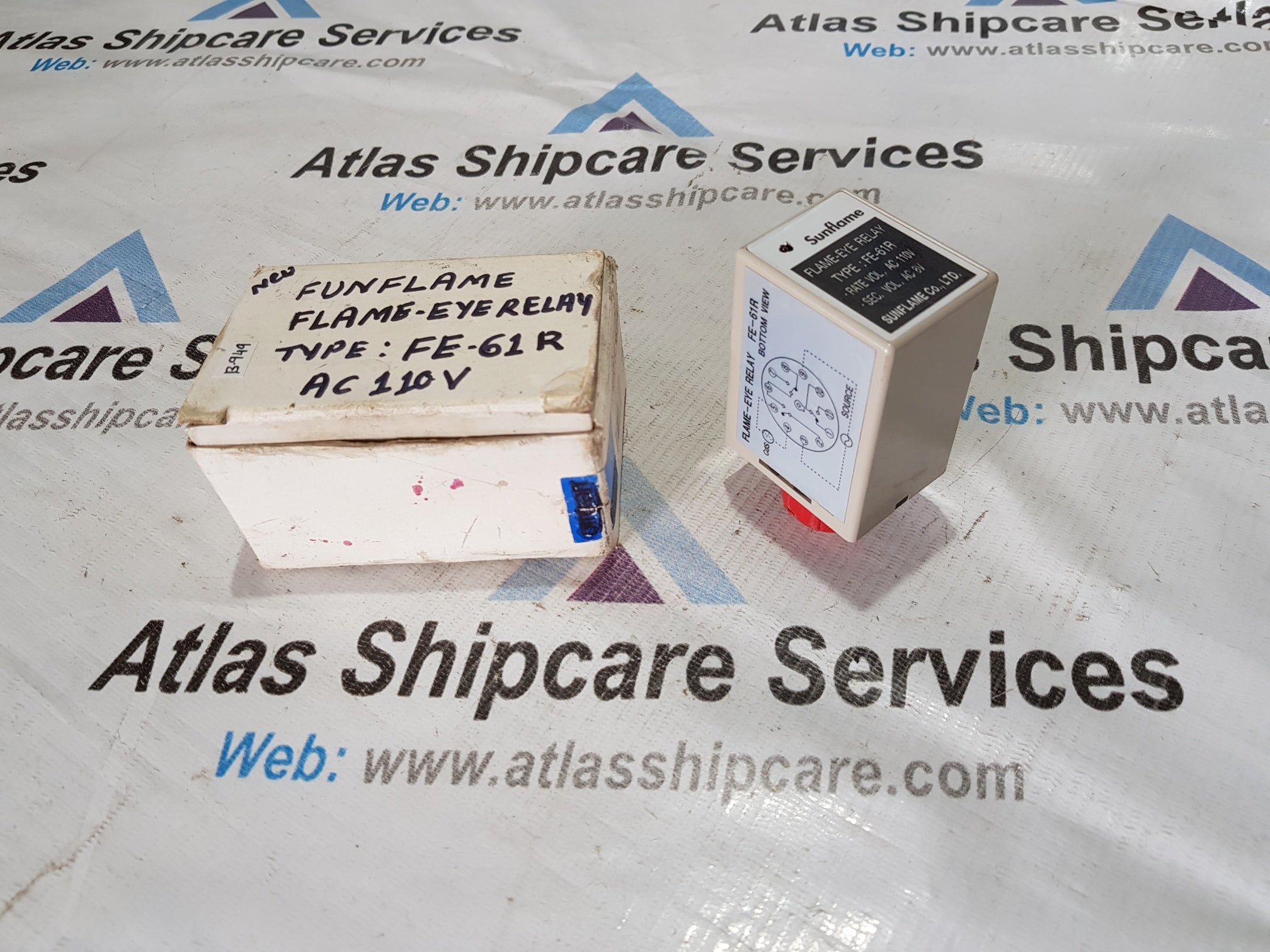 SUNFLAME FE-61R FLAME-EYE RELAY – Atlas Shipcare Services