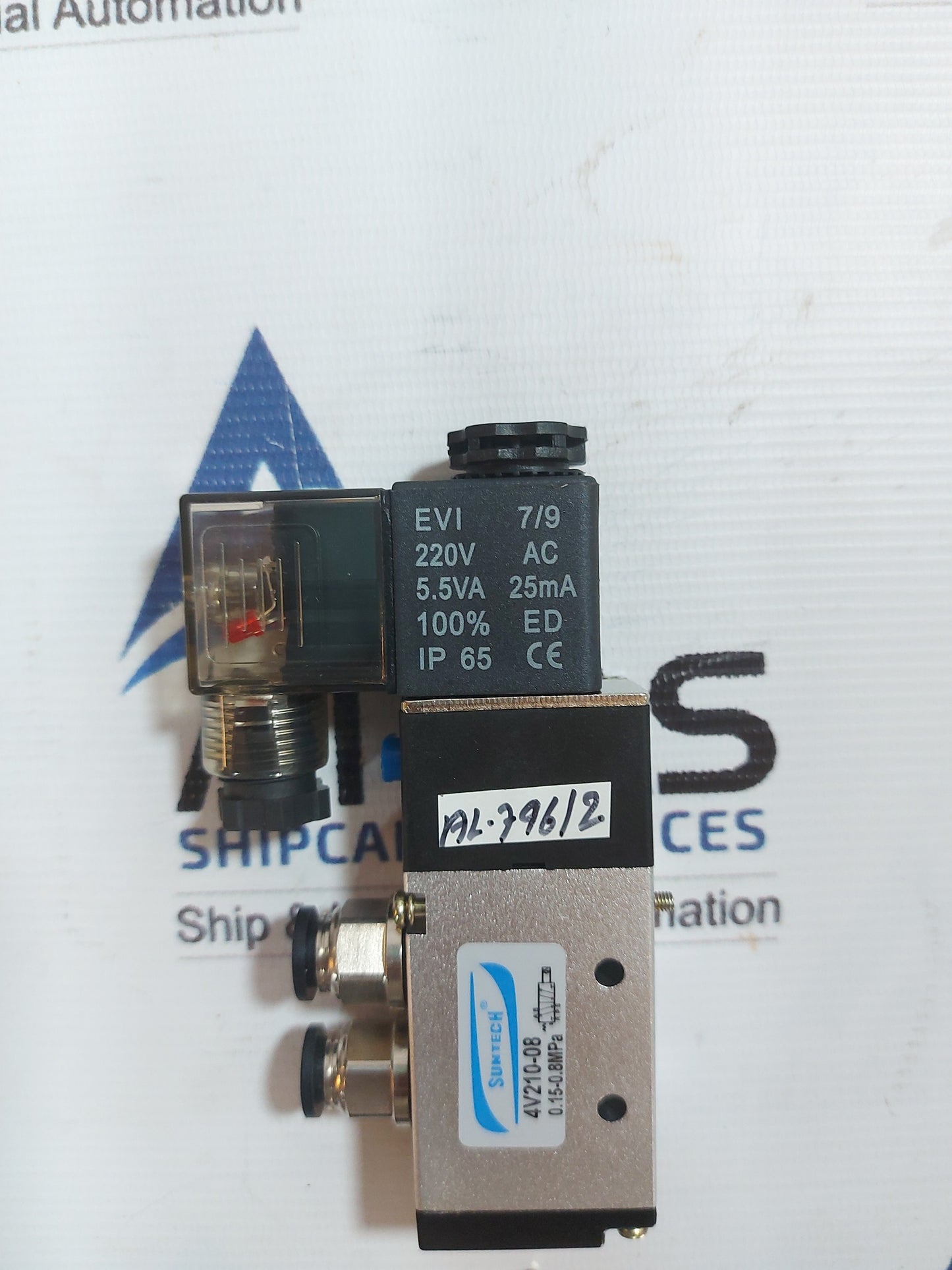 SUNTECH 4V210-08 SOLENOID PNEUMATIC AIR VALVE