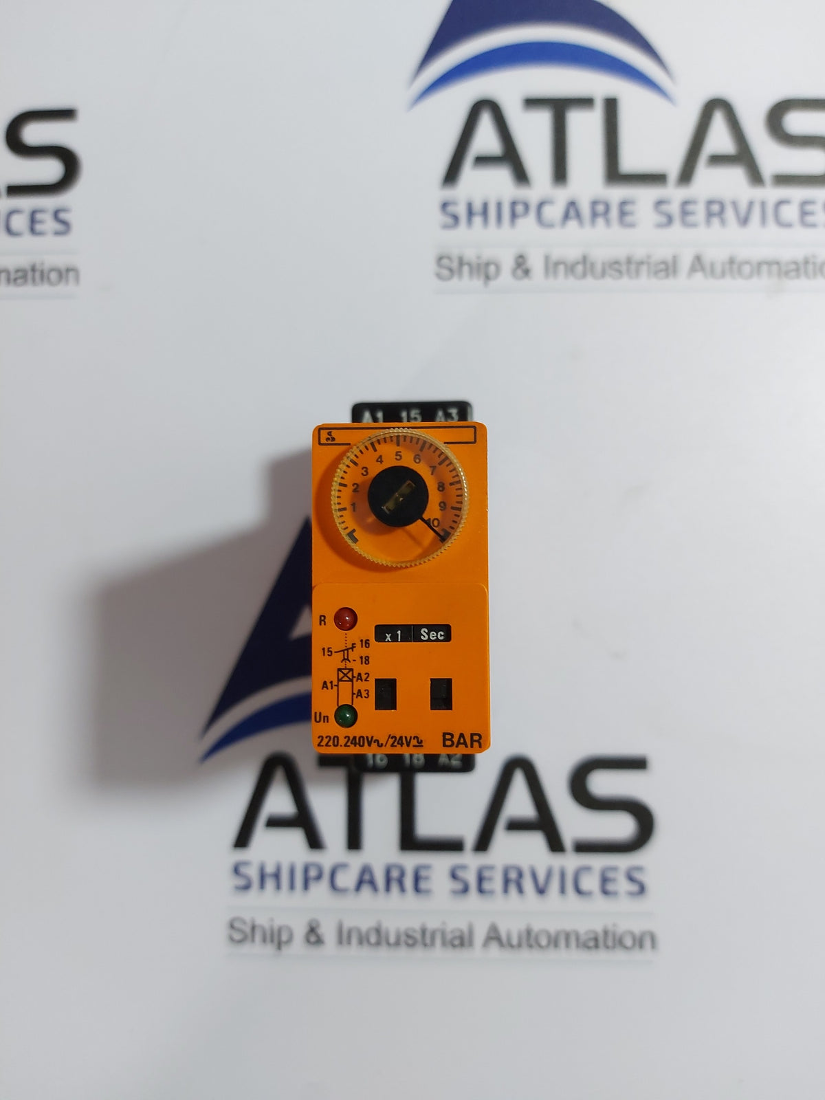 SYRELEC BAR TIMER RELAY 220.240V~/24V~ – Atlas Shipcare Services