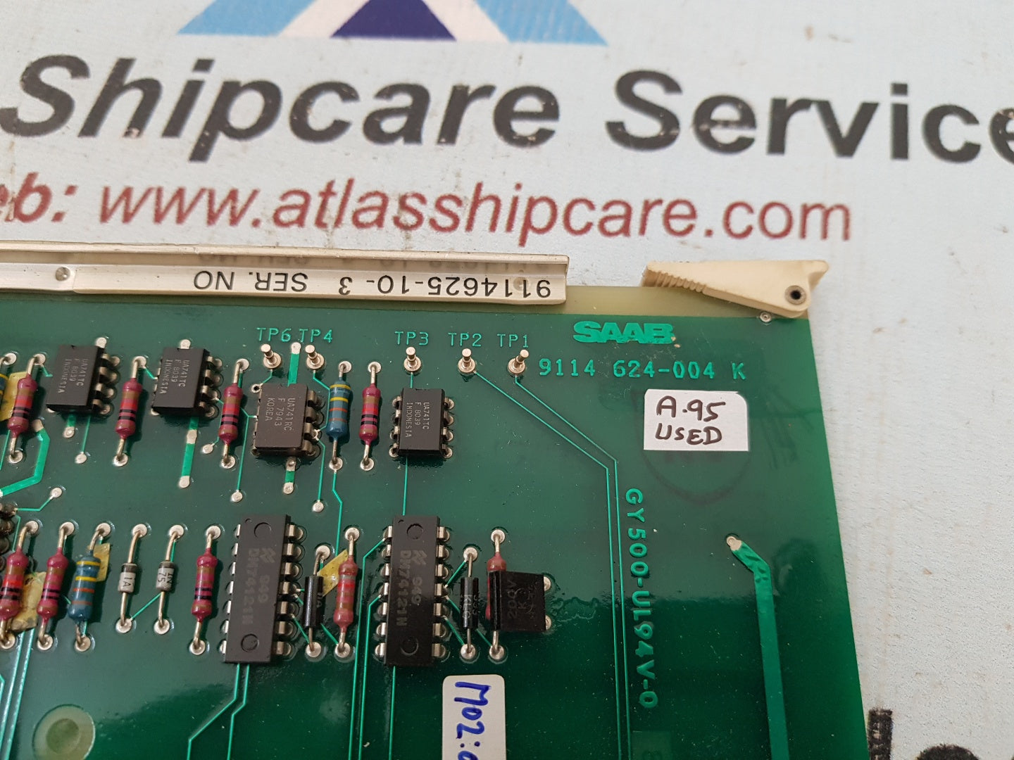 Saab Marin 9114 624-004 K Pcb Card