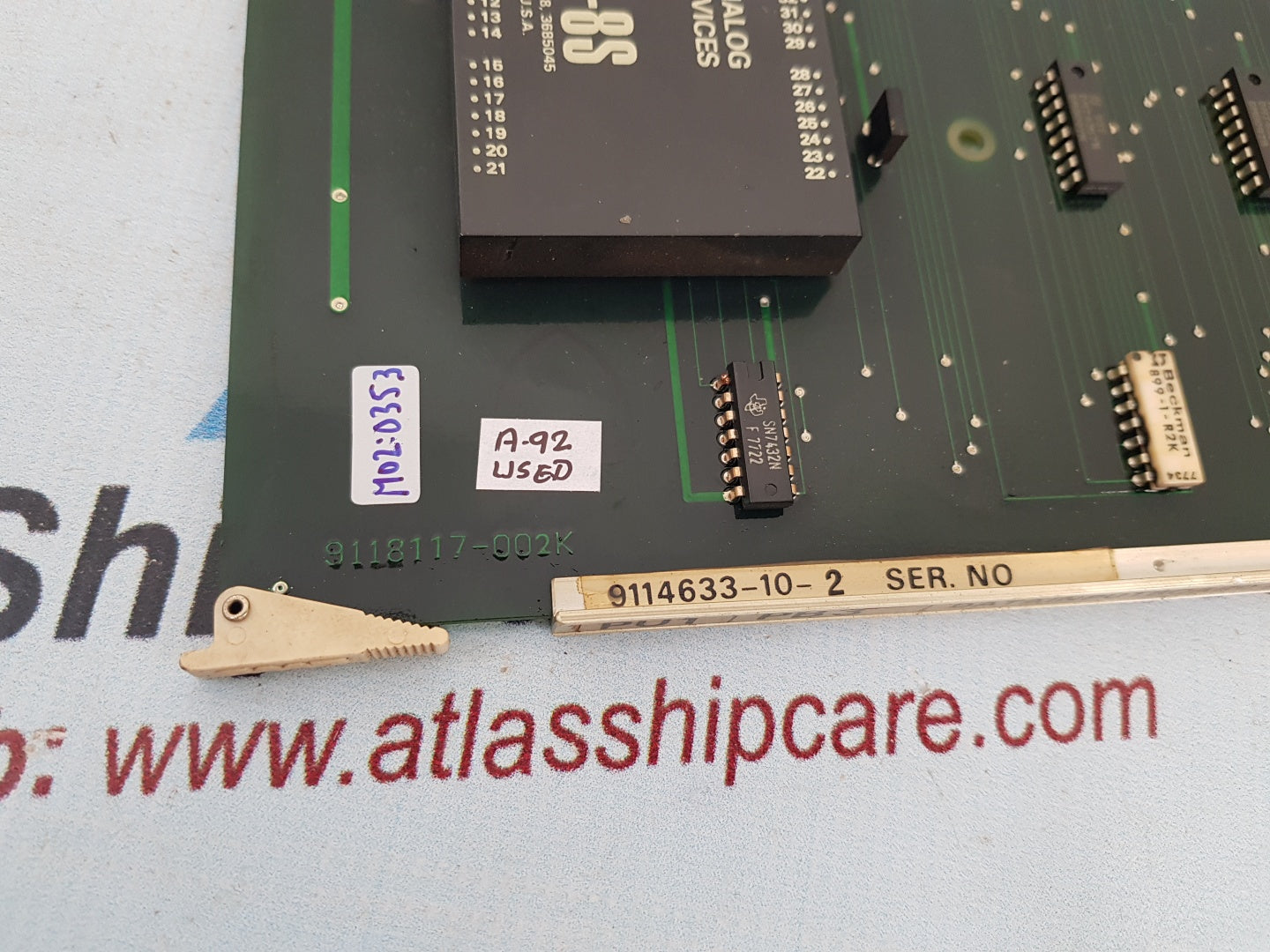 Saab Marin 9118117-002K Data Input Board A-D