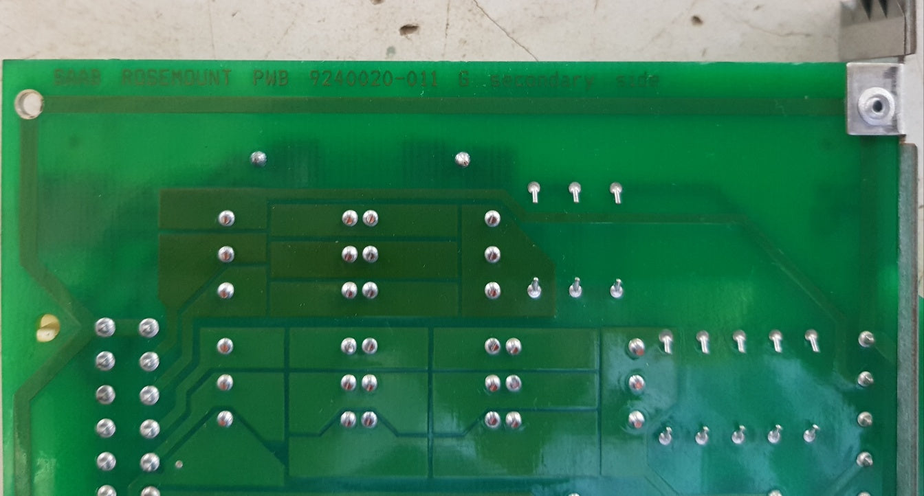 Saab Rosemount PWB 9240020-011 Pcb Card