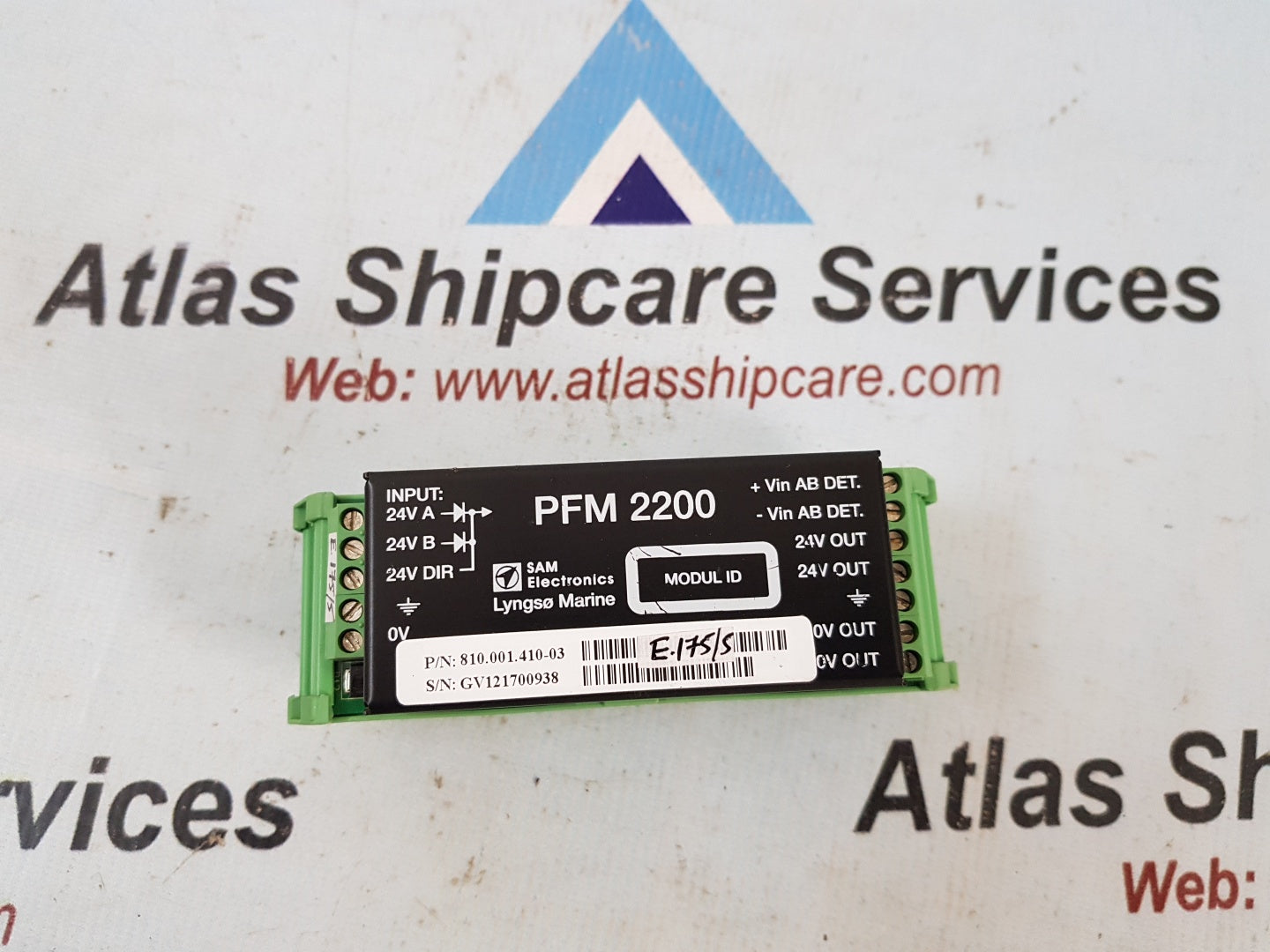 Sam Electronics PFM 2200 P/N : 810.001.410-03 – Atlas Shipcare Services