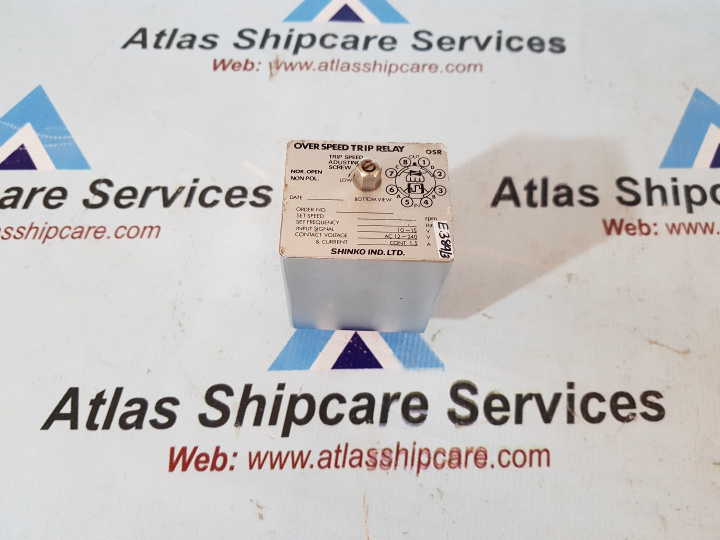 Shinko OSR Over Speed Trip Relay