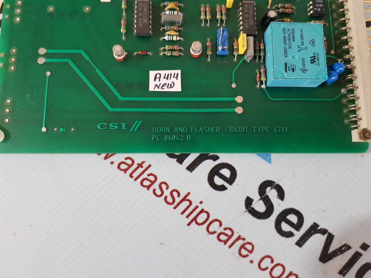 Simac 6713 Horn And Flasher Circuit – Atlas Shipcare Services