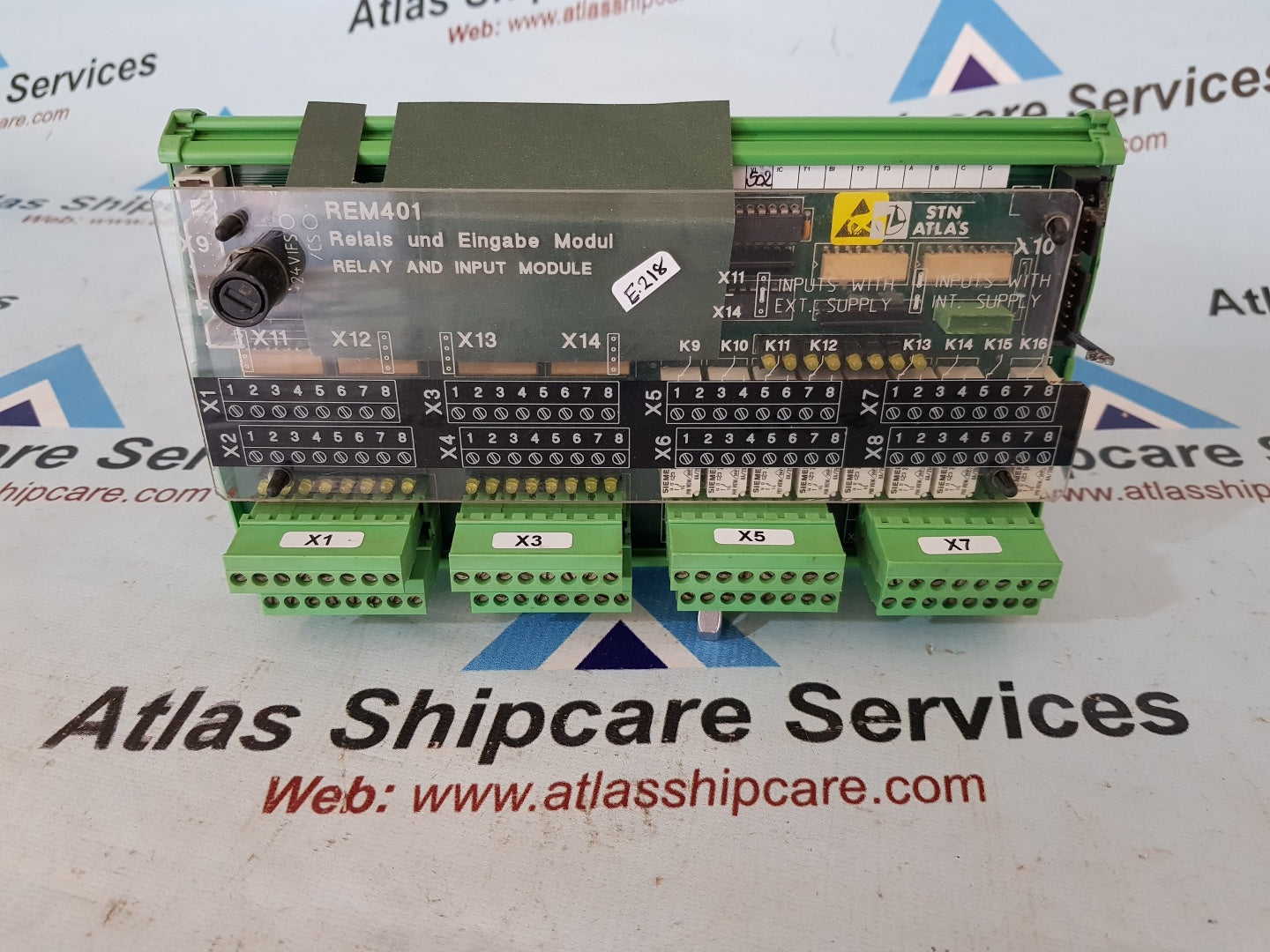 Stn Atlas REM 402 Relay And Input Module Part.No : 271.123 854/E