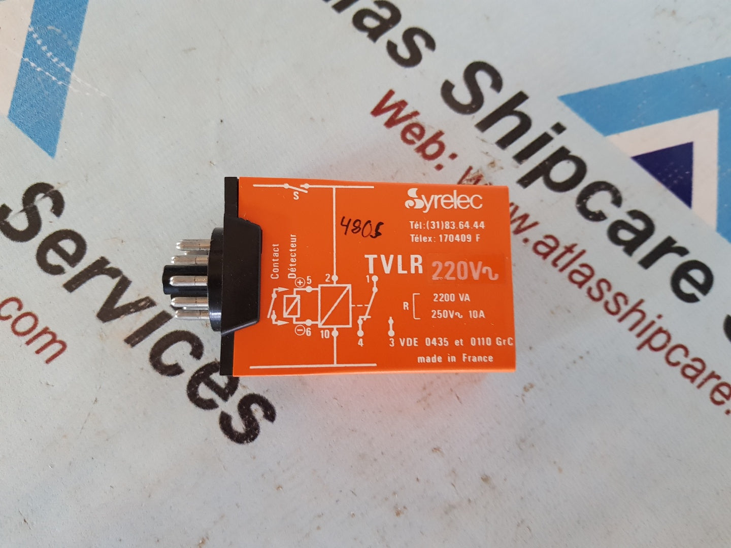 Syrelec TVLR Time Delay Relay 220V~