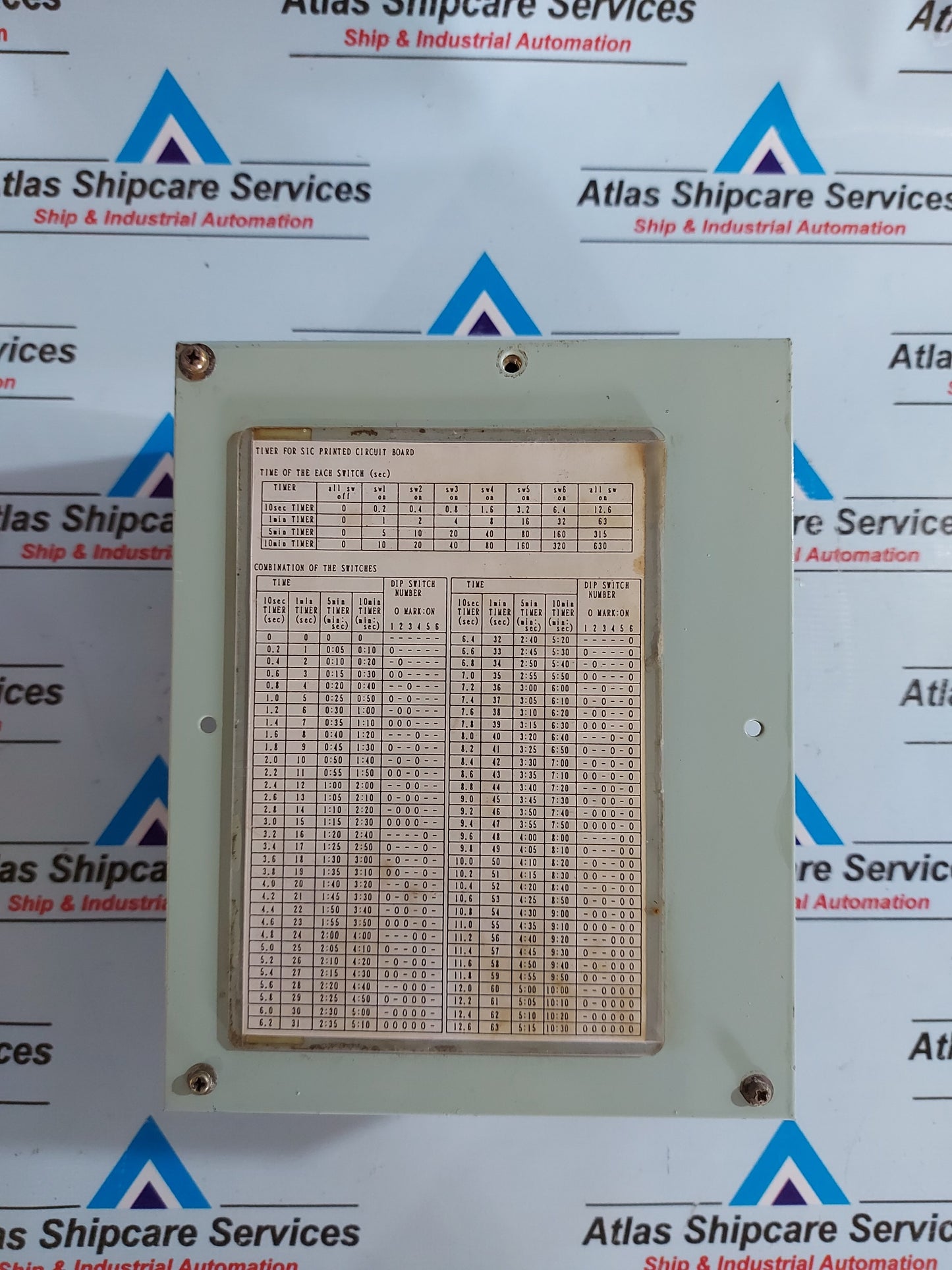 TAIYO AA-194A SIC-1 TIMER FOR SIC PRINTED CIRCUIT BOARD