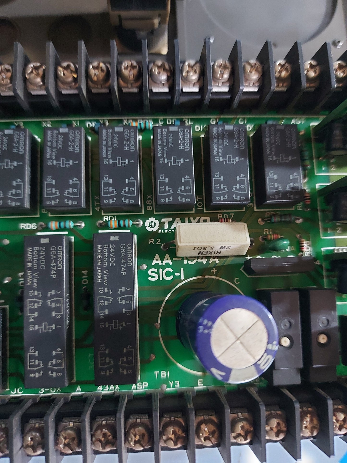 TAIYO AA-194A SIC-1 TIMER FOR SIC PRINTED CIRCUIT BOARD