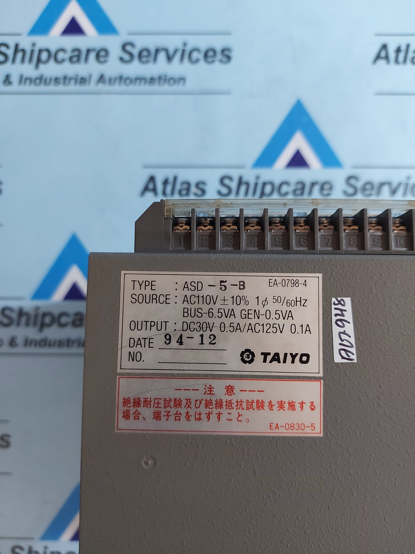 TAIYO ASD-5-B AUTOMATIC SYNCHRONIZER