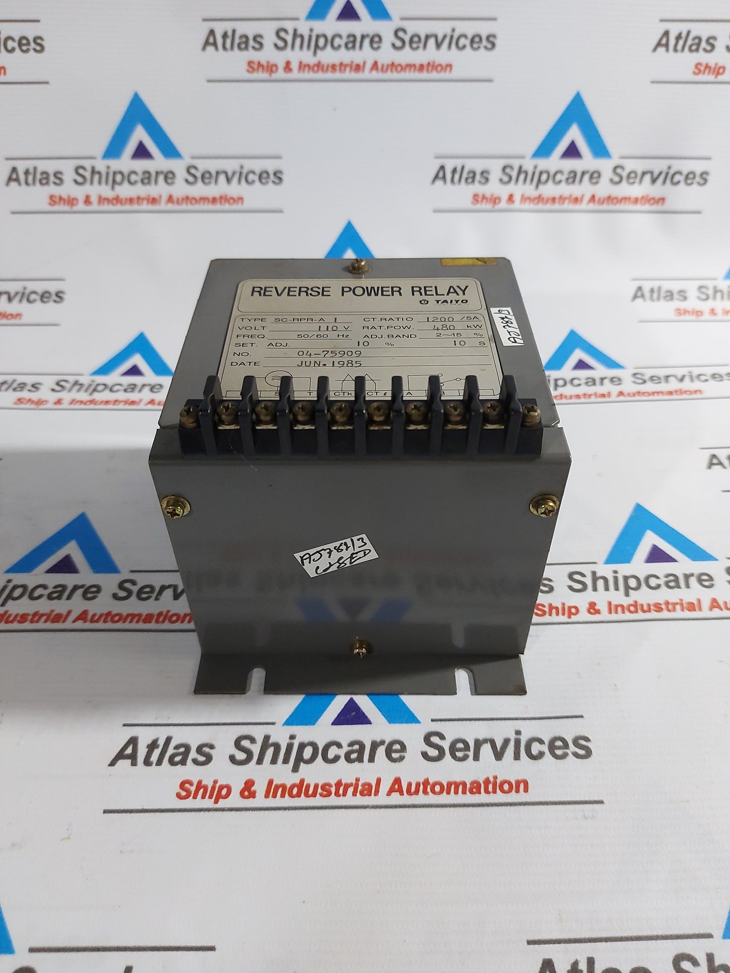 TAIYO SC-RPR-A1 REVERSE POWER RELAY 110V 480kW 50/60Hz