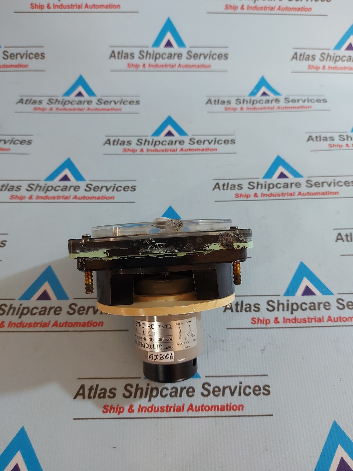 TAMAGAWA TS 4E11 SYNC MOTOR WITH RUDDER ANGLE/RPM INDICATOR