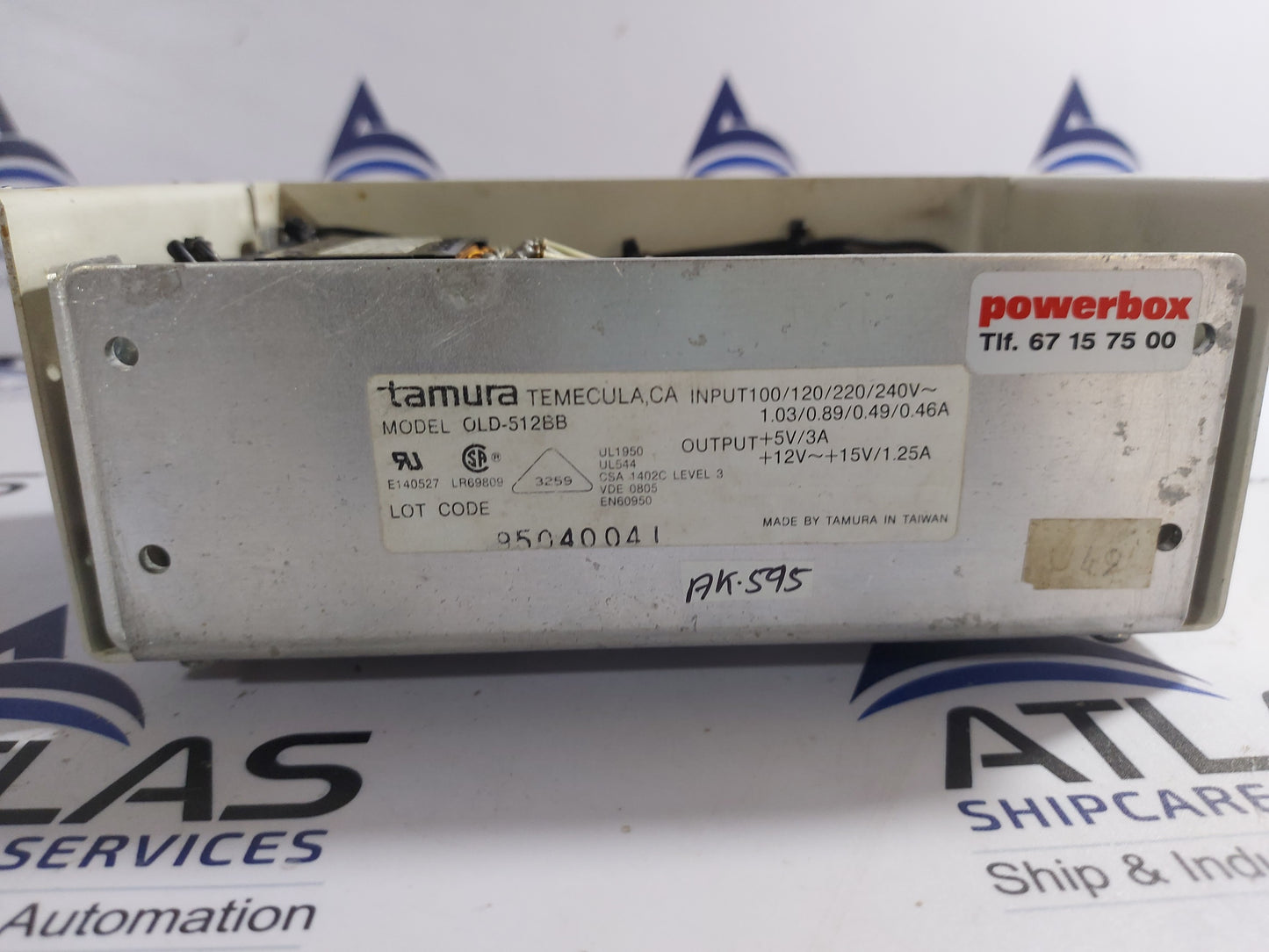 TAMURA CORPORATION OLD-512BB POWER SUPPLY