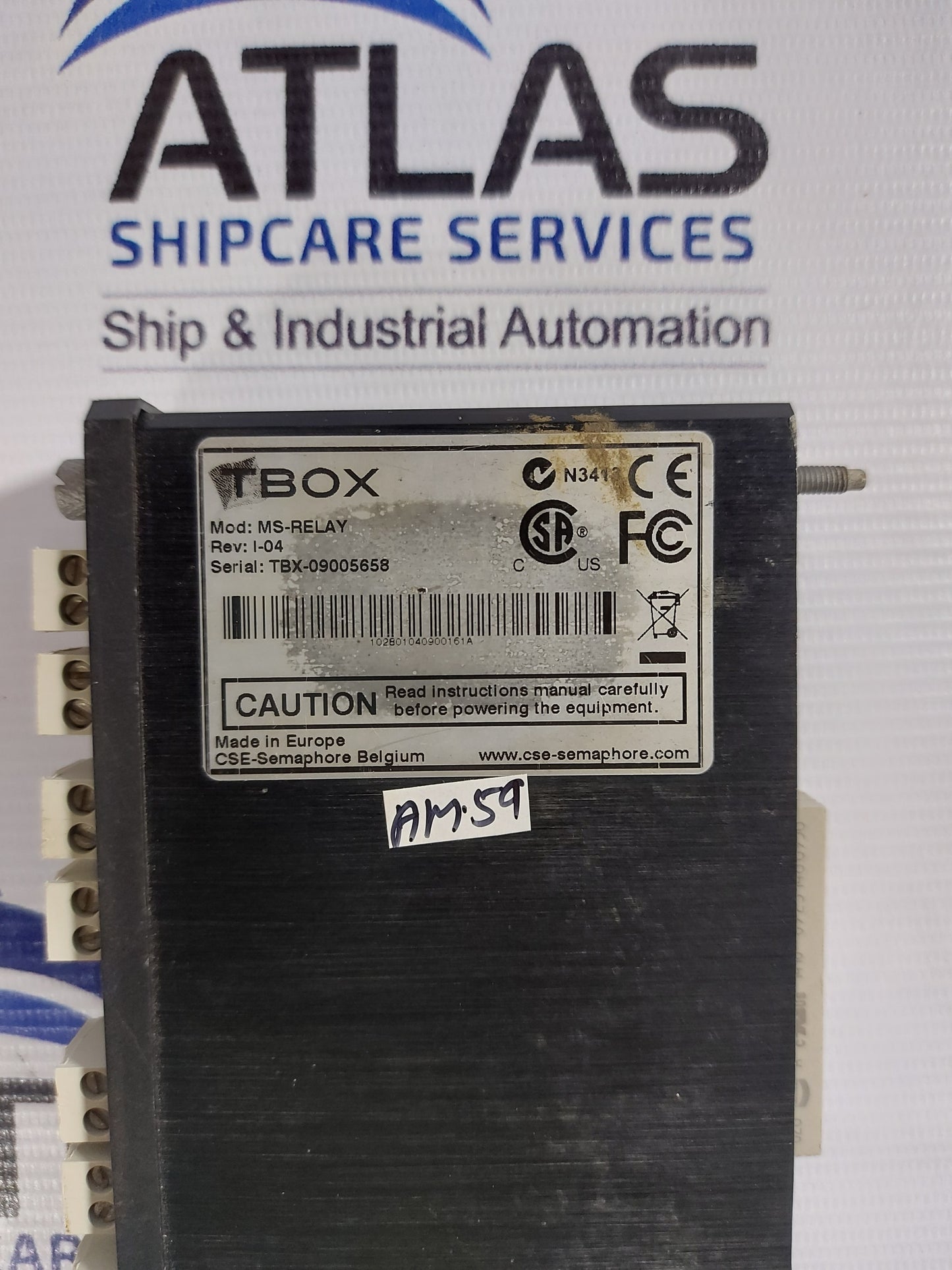 TBOX MS-RELAY OUTPUT MODULE REV I-04