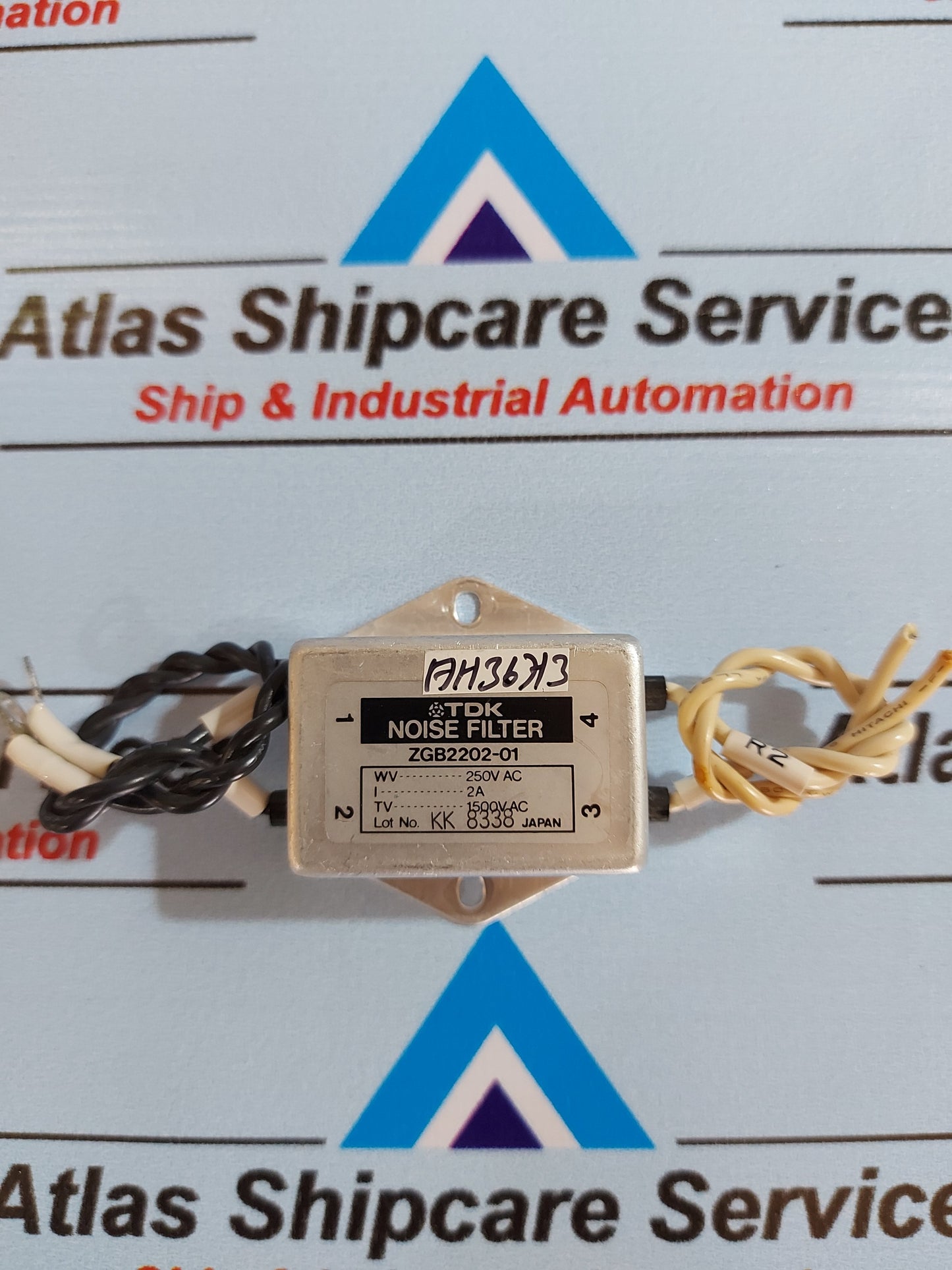 TDK ZGB2202-01 NOISE FILTER 250V AC