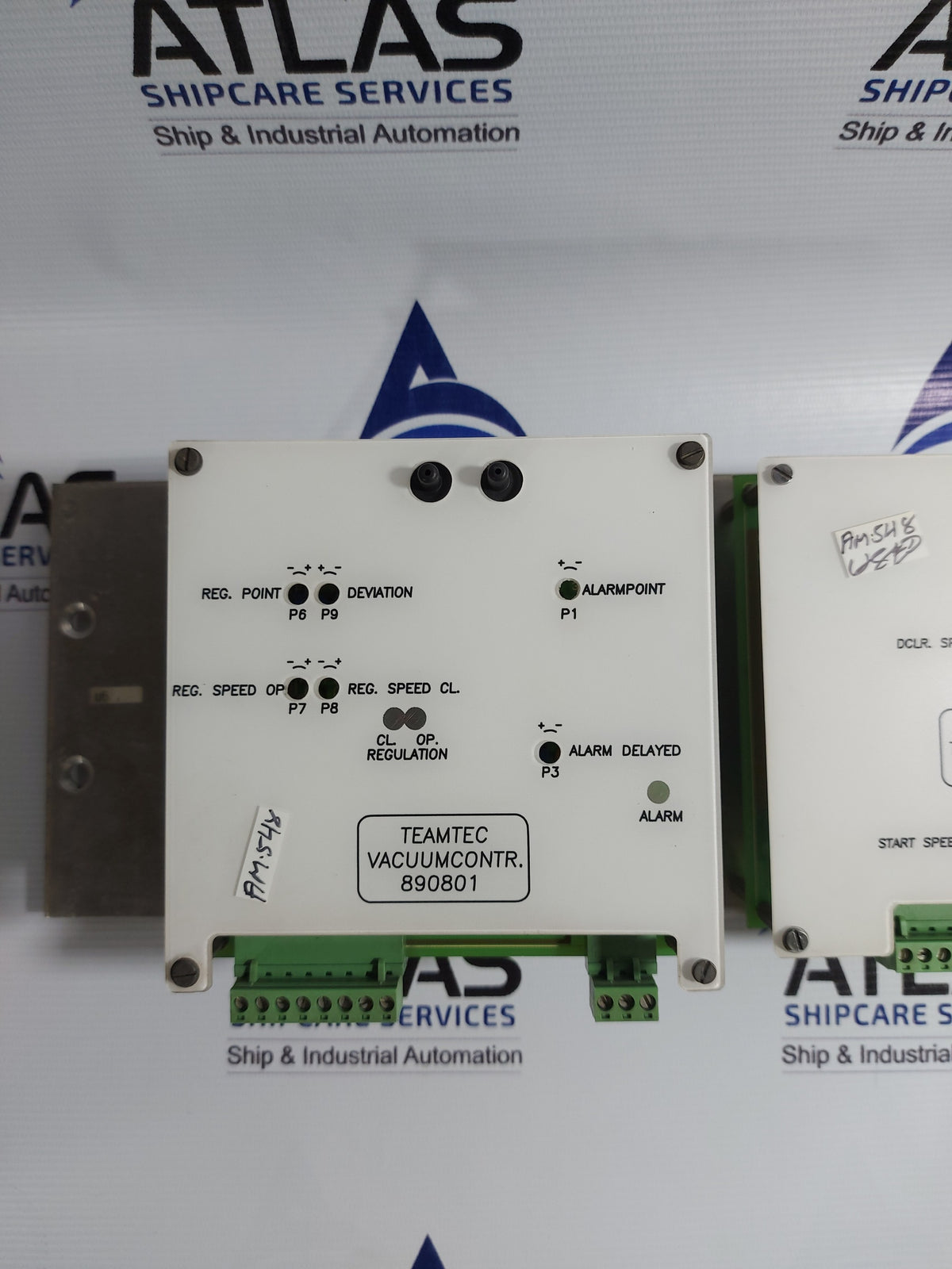 TEAMTEC 890801 VACUUM CONTROLLER 900601 TEMP. CONTROLLER