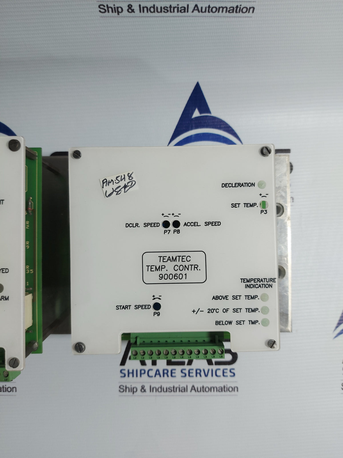 TEAMTEC 890801 VACUUM CONTROLLER 900601 TEMP. CONTROLLER