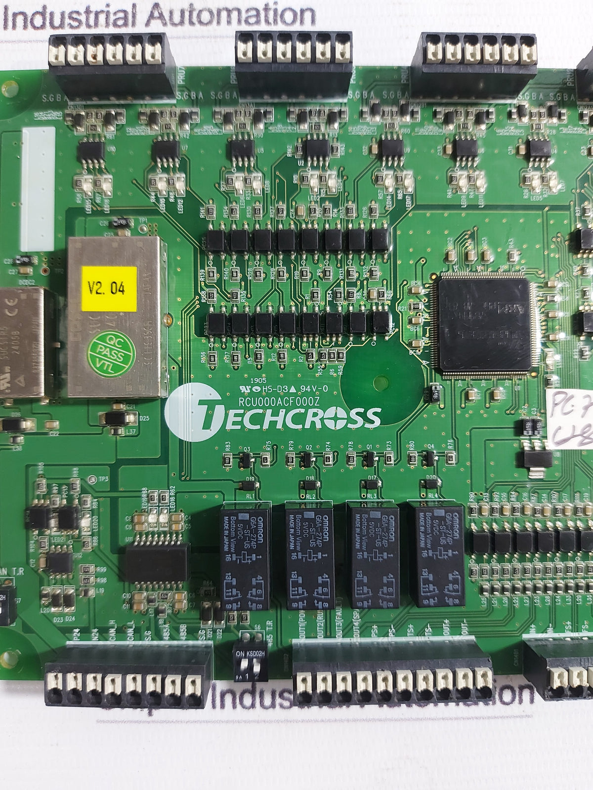 TECHCROSS RCU000ACF000Z REMOTE CONTROL UNIT PRINTED CIRCUIT BOARD