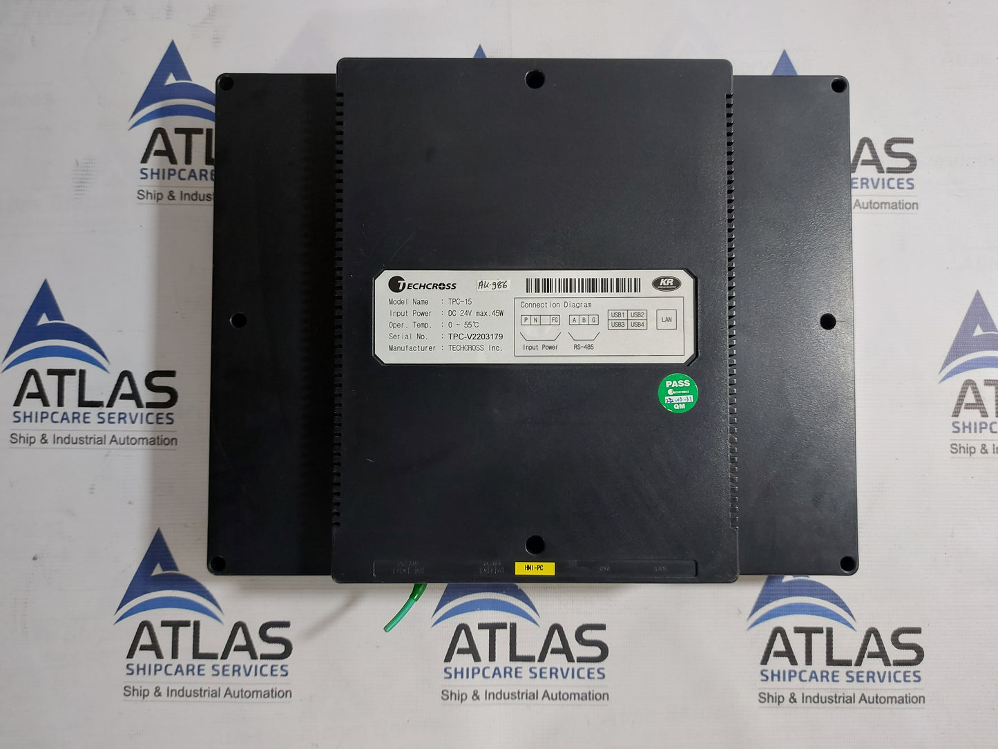 TECHCROSS TPC-15 BALLAST WATER MANAGEMENT SYSTEM DISPLAY