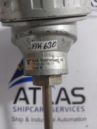 TECK INSTRUMENT TLF 32 85 19 50 TYPE K RESISTANCE BULB