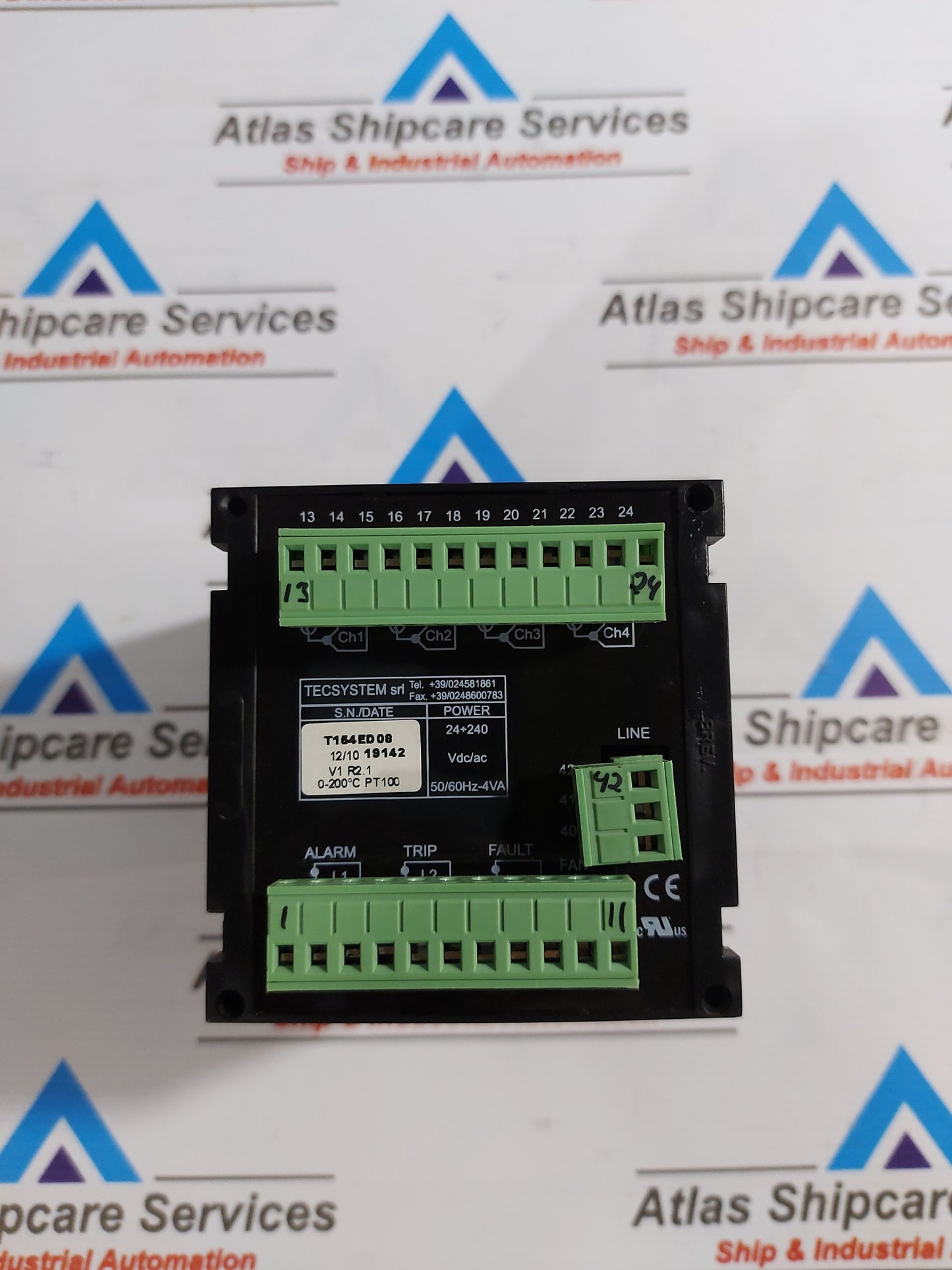 TECSYSTEM T154 TEMPERATURE PROTECTION CONTROL MONITOR