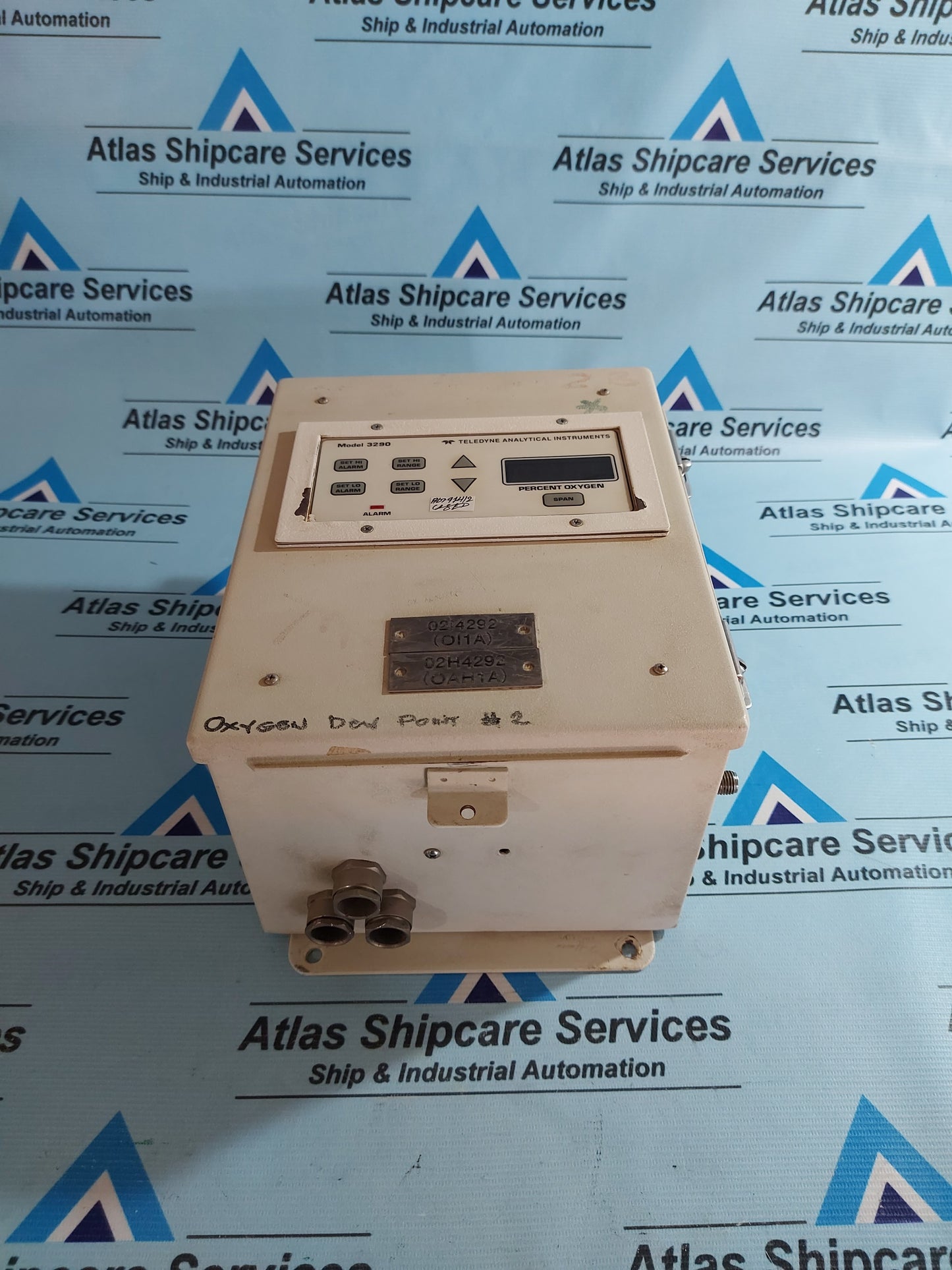 TELEDYNE ANALYTICAL INSTRUMENTS 3290 PRECENT OXYGEN ANALYZER Q000283