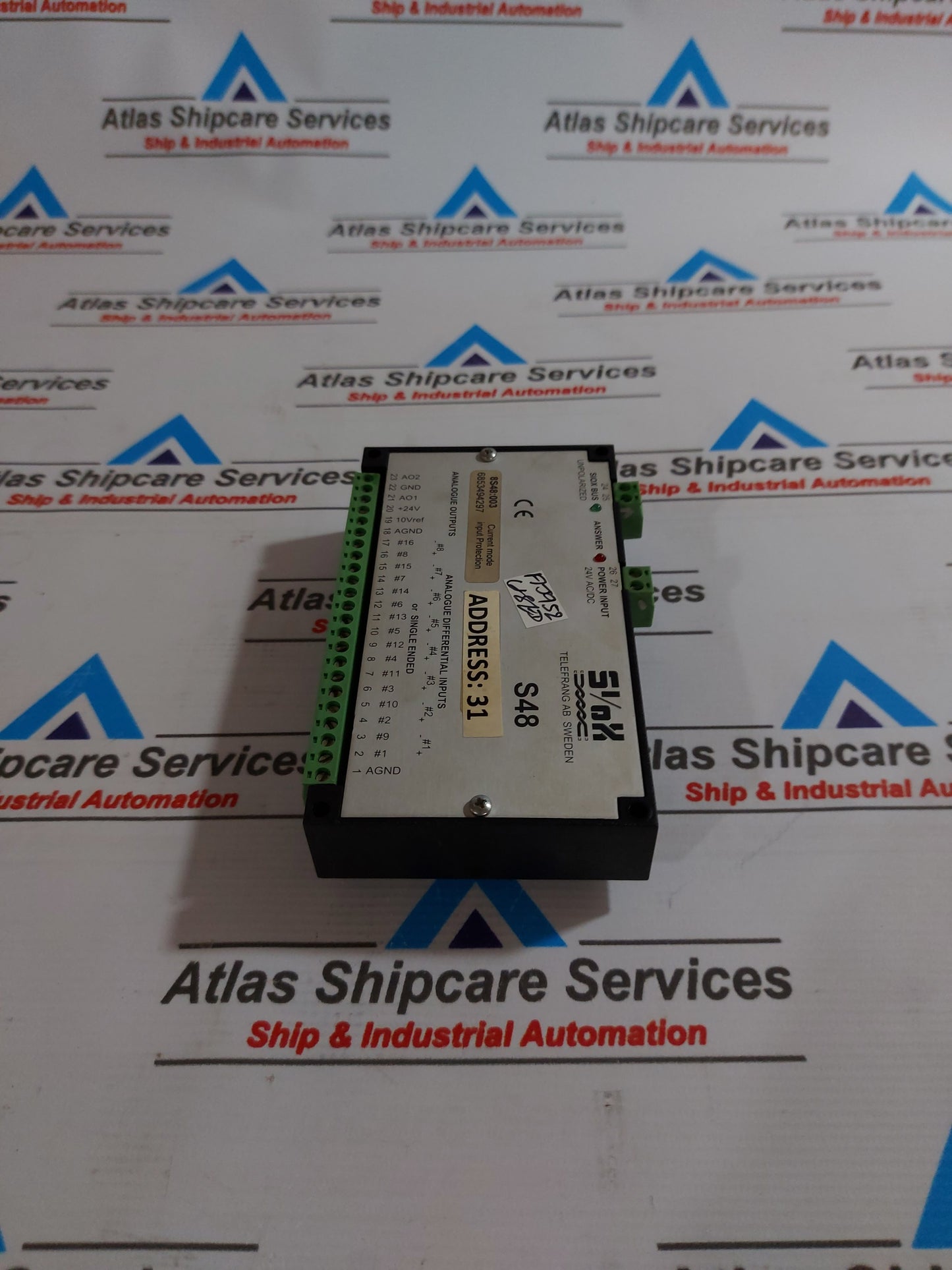 TELEFRANG S48 SI/OX ANALOG INPUT OUTPUT MODULE