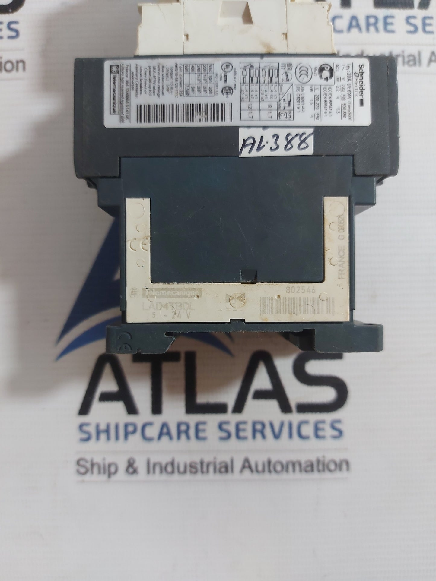 TELEMECANIQUE LADN40 LA1 DN40 AUXILIARY CONTACT BLOCK