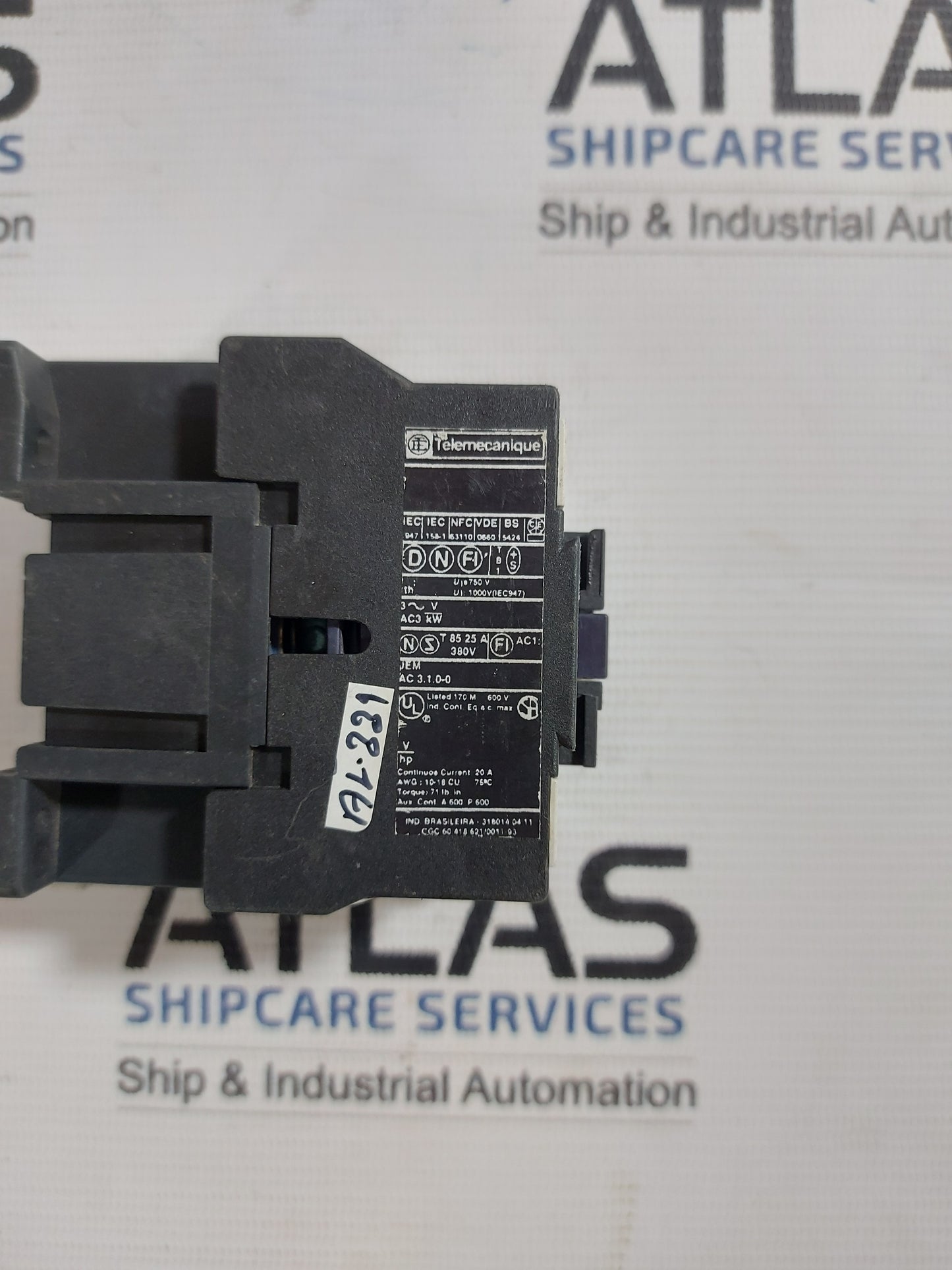 TELEMECANIQUE LC1 D0910 CONTACTOR RELAY 110V 60Hz