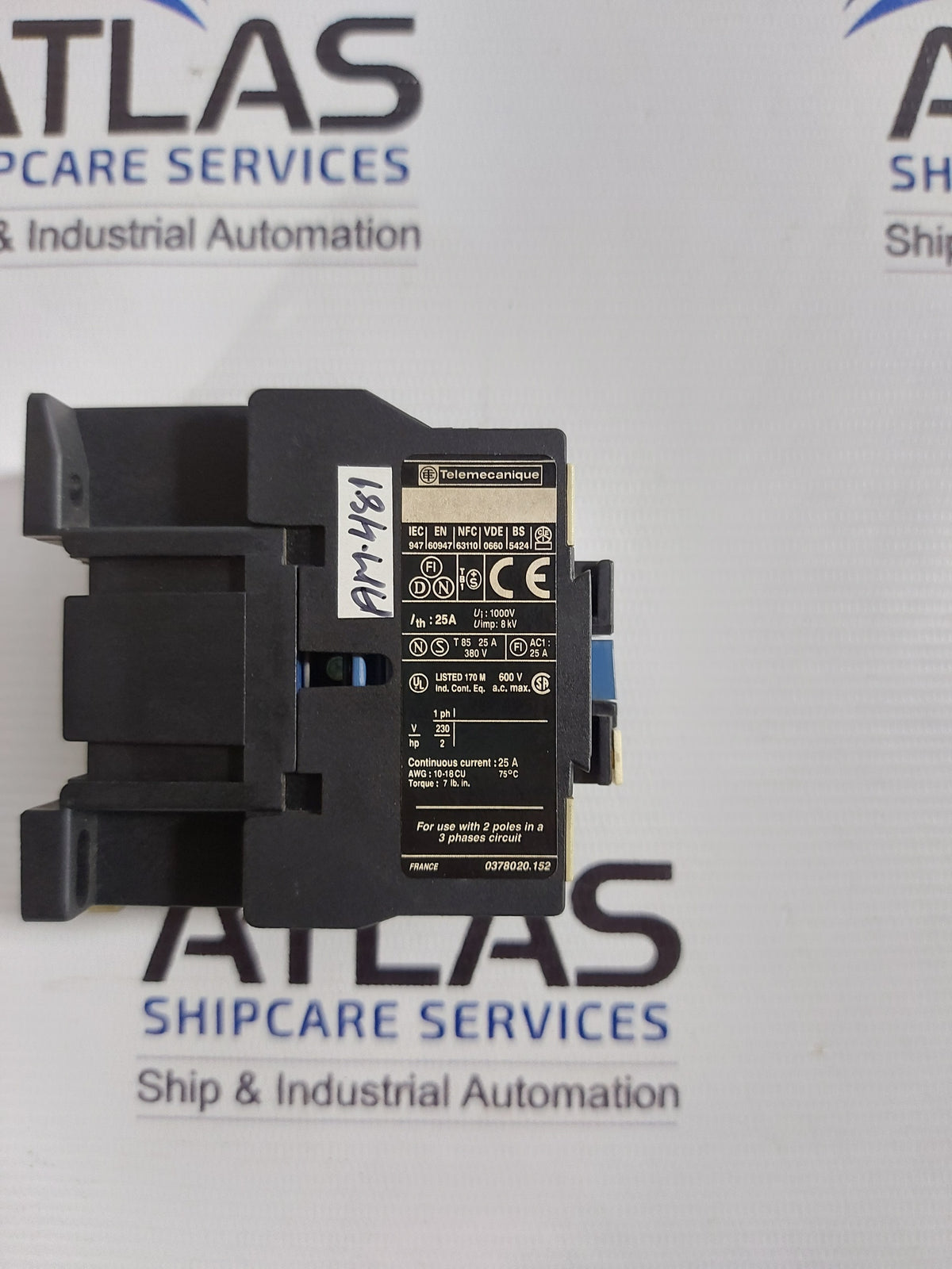TELEMECANIQUE LC1 D12008 CONTACTOR