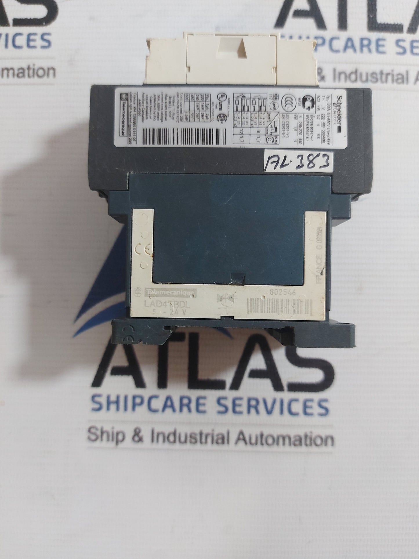 TELEMECANIQUE LC1DT20BD CONTACTOR 24VDC