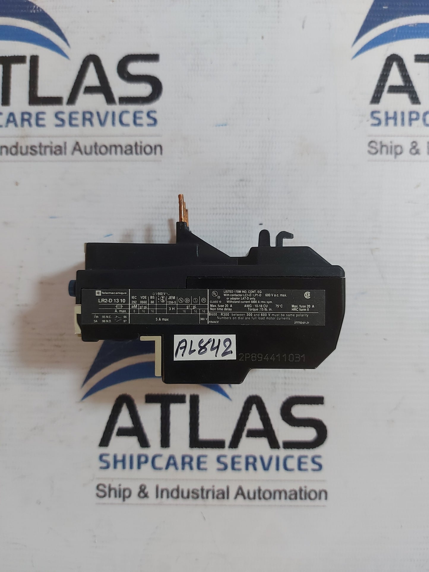 TELEMECANIQUE LR2-D1310 THERMAL OVERLOAD RELAY
